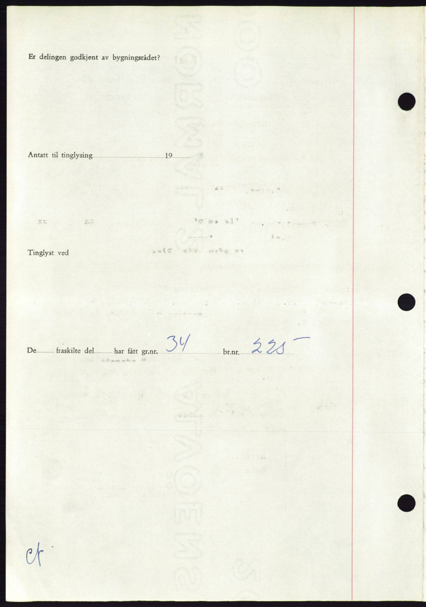 Søre Sunnmøre sorenskriveri, AV/SAT-A-4122/1/2/2C/L0090: Pantebok nr. 16A, 1951-1951, Dagboknr: 1760/1951