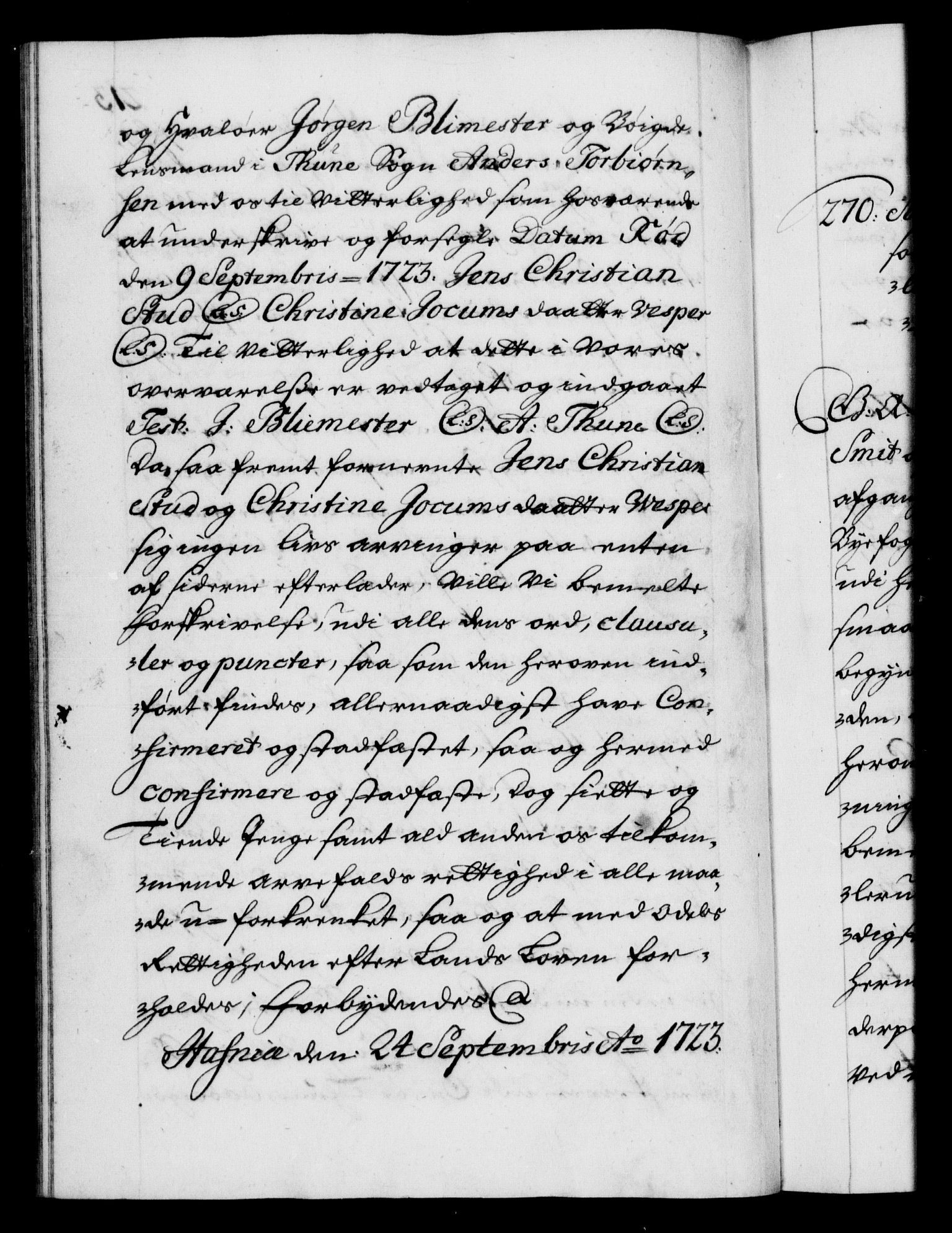 Danske Kanselli 1572-1799, RA/EA-3023/F/Fc/Fca/Fcaa/L0024: Norske registre, 1723-1725, s. 213b