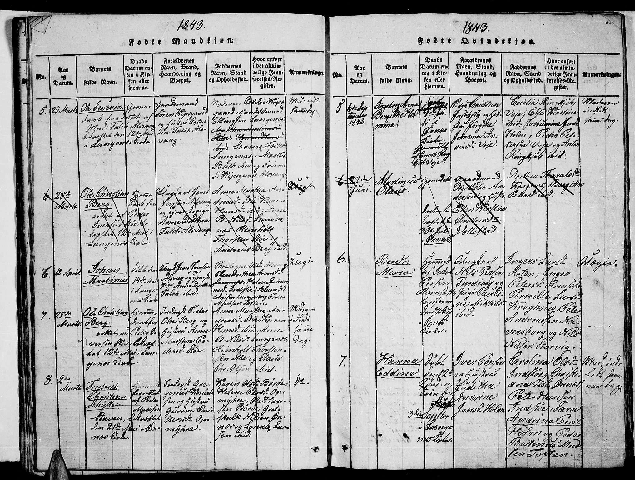 Ministerialprotokoller, klokkerbøker og fødselsregistre - Nordland, AV/SAT-A-1459/893/L1346: Klokkerbok nr. 893C01, 1820-1858, s. 62-63