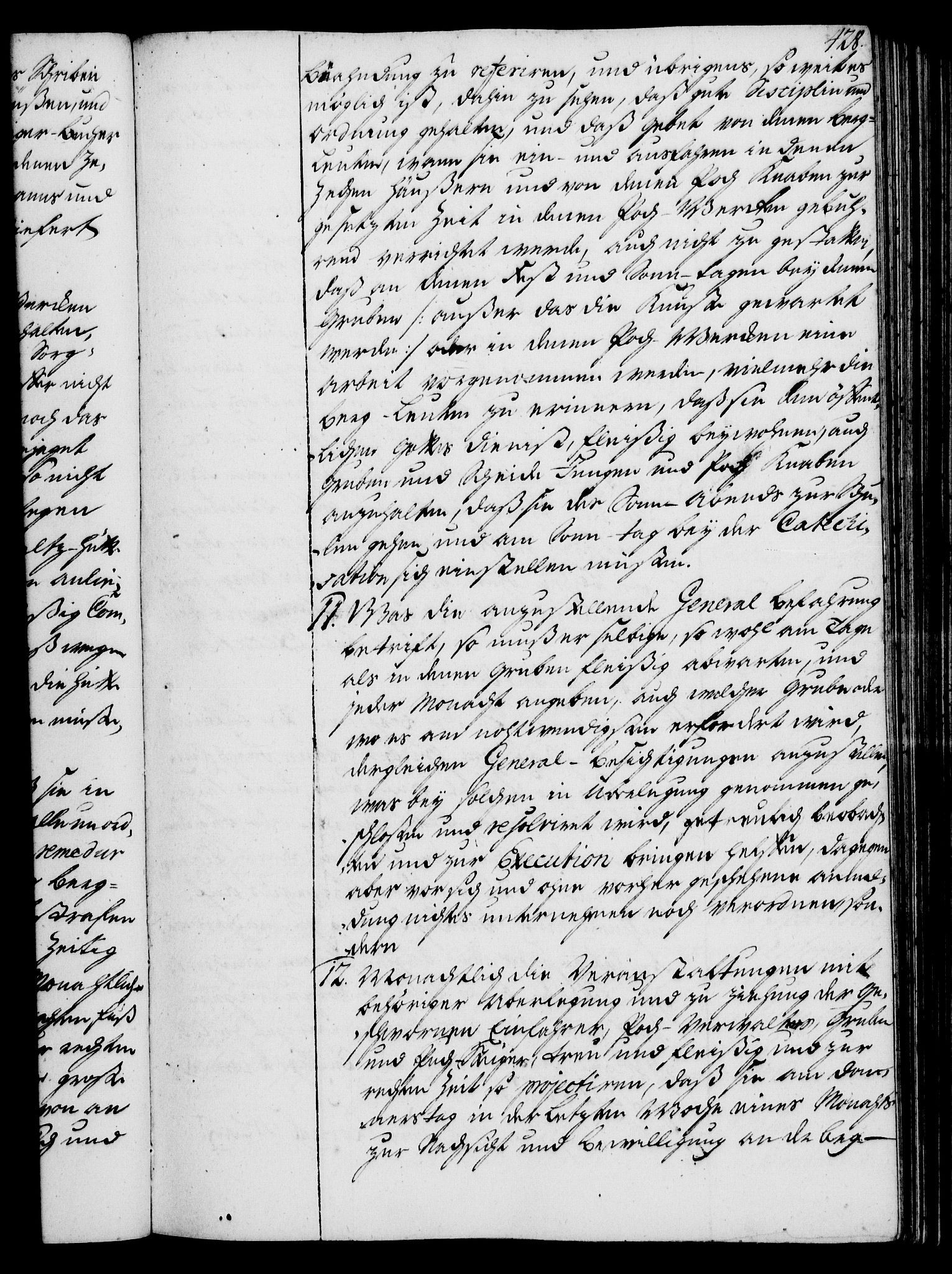 Rentekammeret, Kammerkanselliet, RA/EA-3111/G/Gg/Ggi/L0002: Norsk instruksjonsprotokoll med register (merket RK 53.35), 1729-1751, s. 428