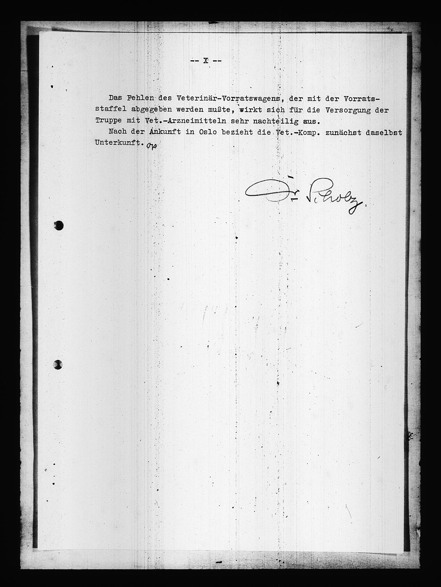 Documents Section, RA/RAFA-2200/V/L0087: Amerikansk mikrofilm "Captured German Documents".
Box No. 726.  FKA jnr. 601/1954., 1940, s. 285