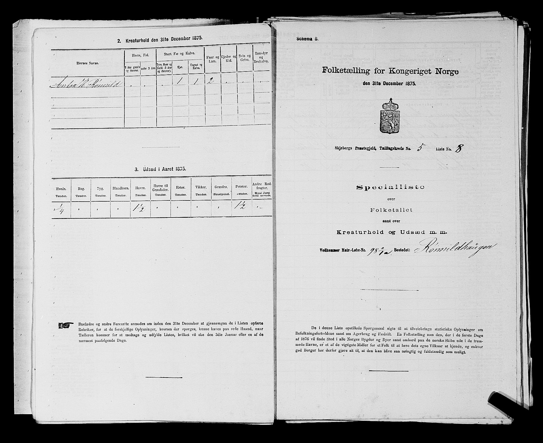 RA, Folketelling 1875 for 0115P Skjeberg prestegjeld, 1875, s. 855
