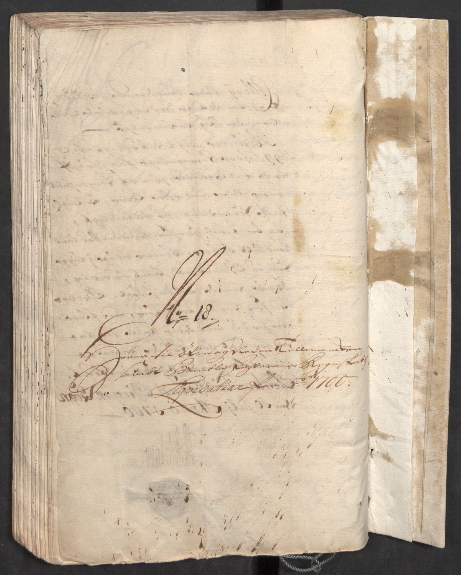 Rentekammeret inntil 1814, Reviderte regnskaper, Fogderegnskap, AV/RA-EA-4092/R36/L2104: Fogderegnskap Øvre og Nedre Telemark og Bamble, 1700, s. 313