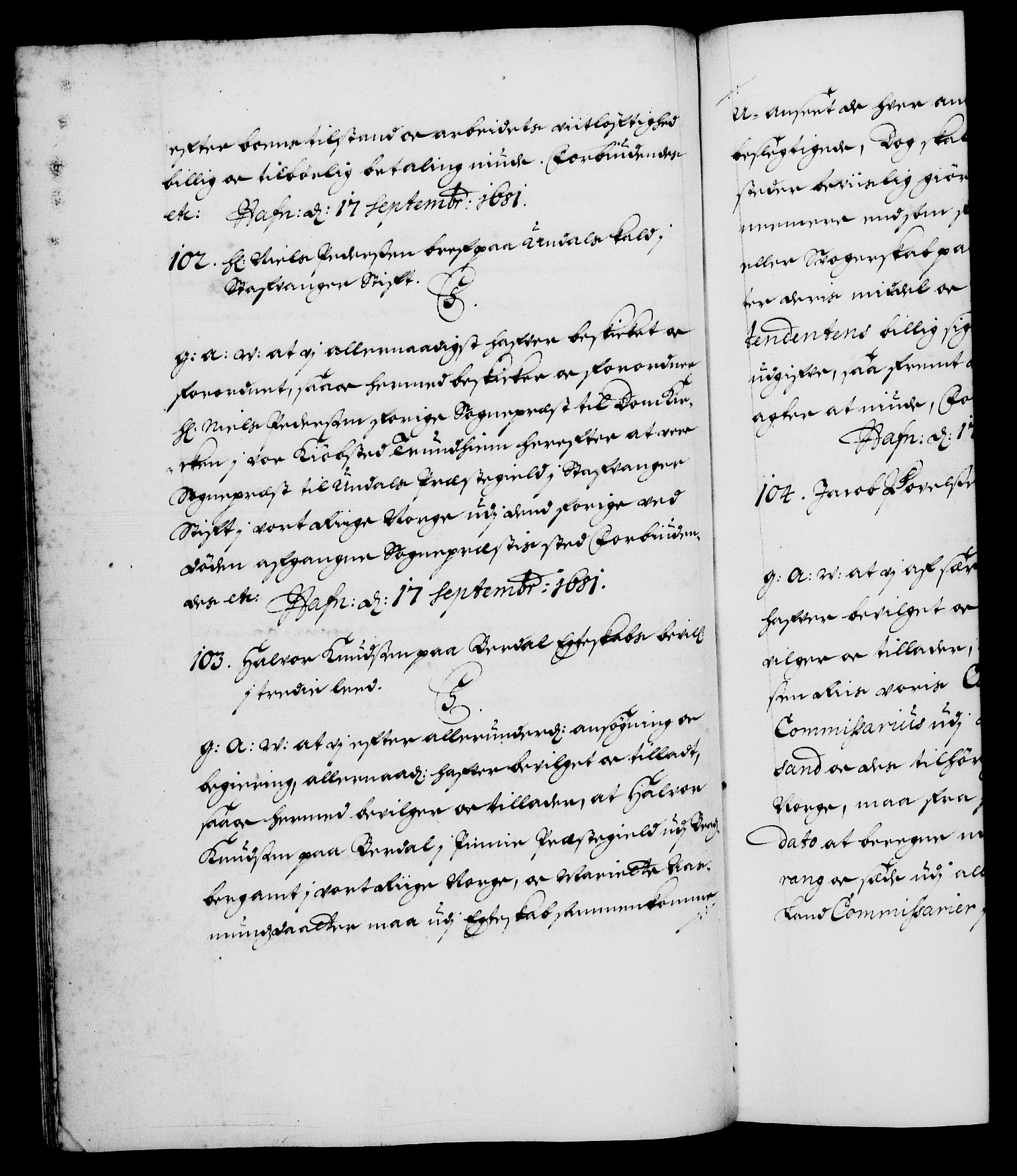 Danske Kanselli 1572-1799, RA/EA-3023/F/Fc/Fca/Fcaa/L0013: Norske registre (mikrofilm), 1681-1684, s. 71b