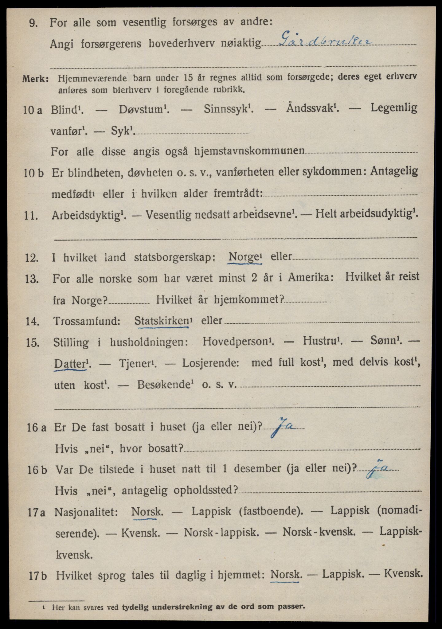 SAT, Folketelling 1920 for 1637 Orkland herred, 1920, s. 751