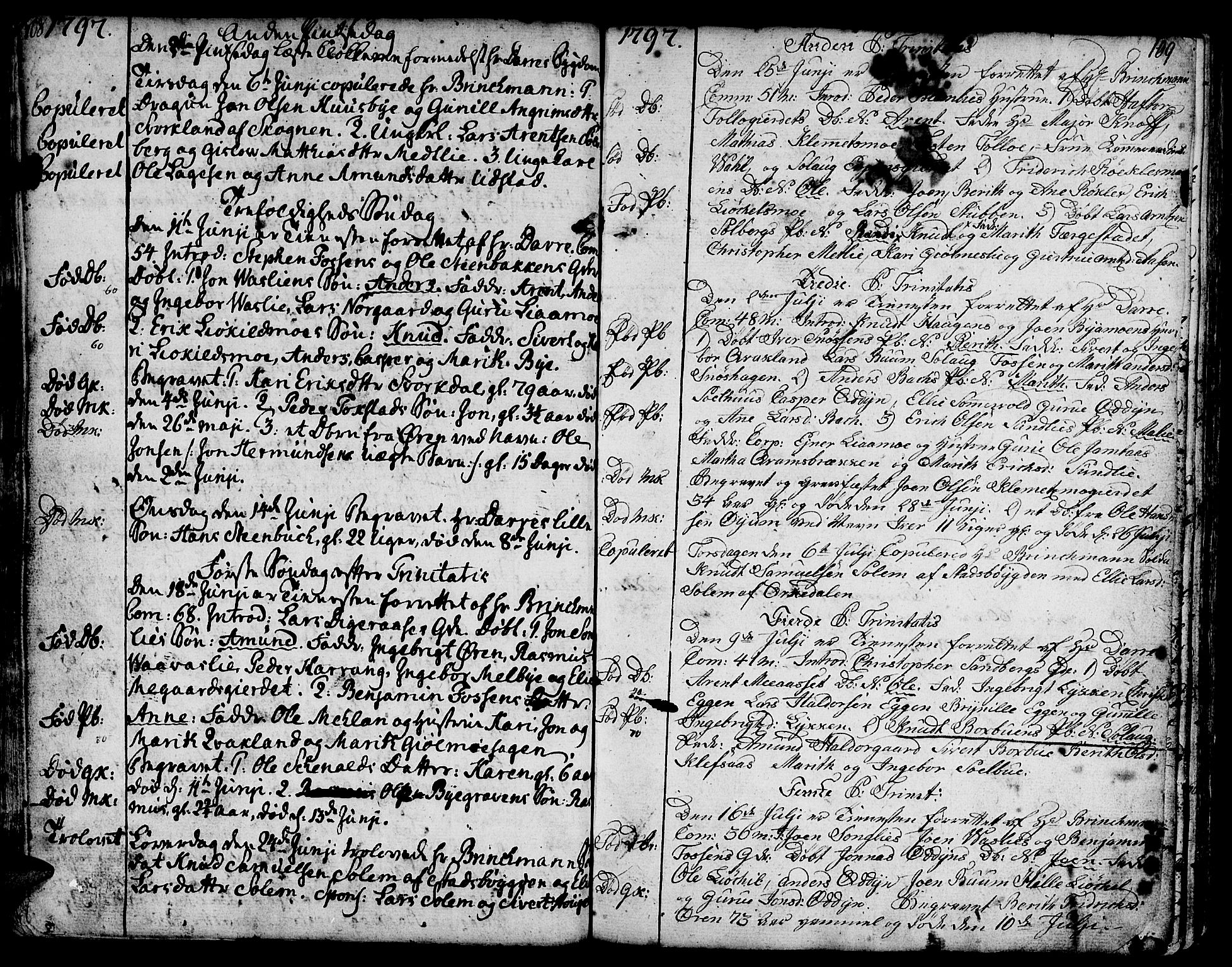 Ministerialprotokoller, klokkerbøker og fødselsregistre - Sør-Trøndelag, AV/SAT-A-1456/668/L0815: Klokkerbok nr. 668C04, 1791-1815, s. 108-109