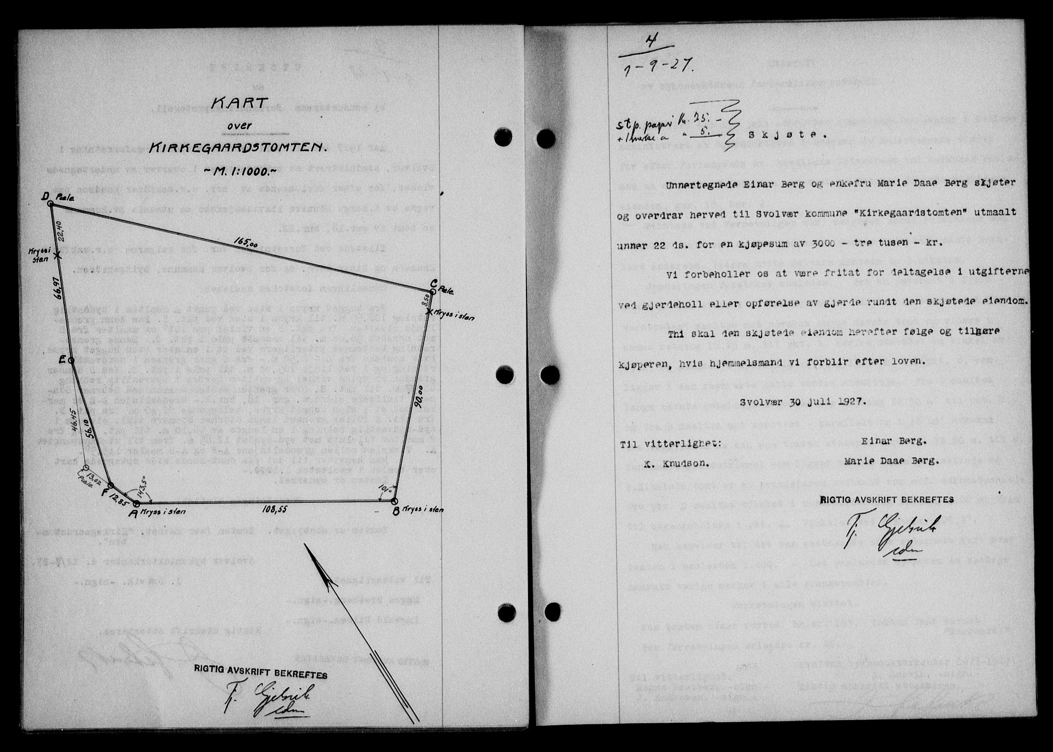 Lofoten sorenskriveri, SAT/A-0017/1/2/2C/L0016b: Pantebok nr. 16b, 1927-1927, Tingl.dato: 01.09.1927