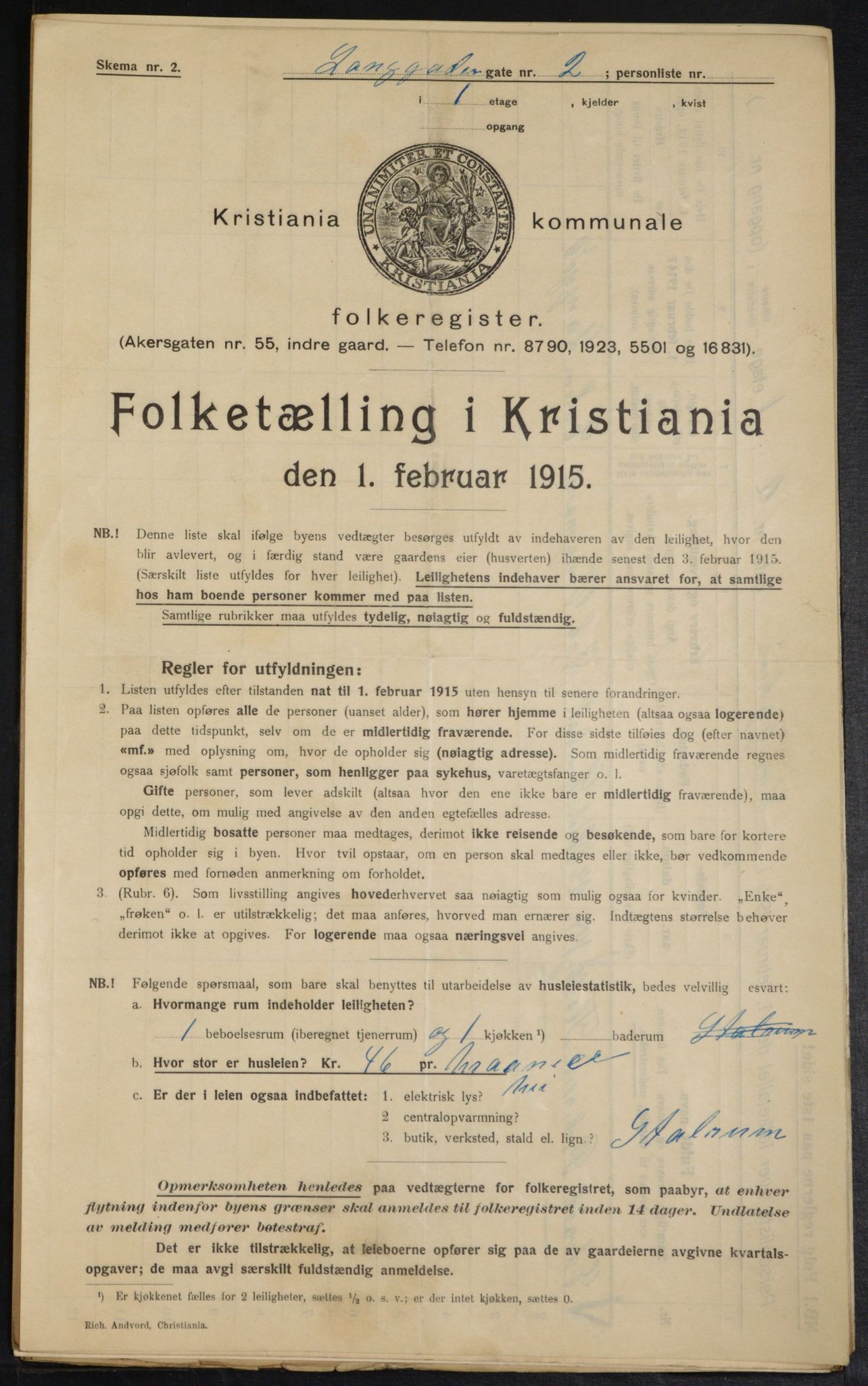 OBA, Kommunal folketelling 1.2.1915 for Kristiania, 1915, s. 55941