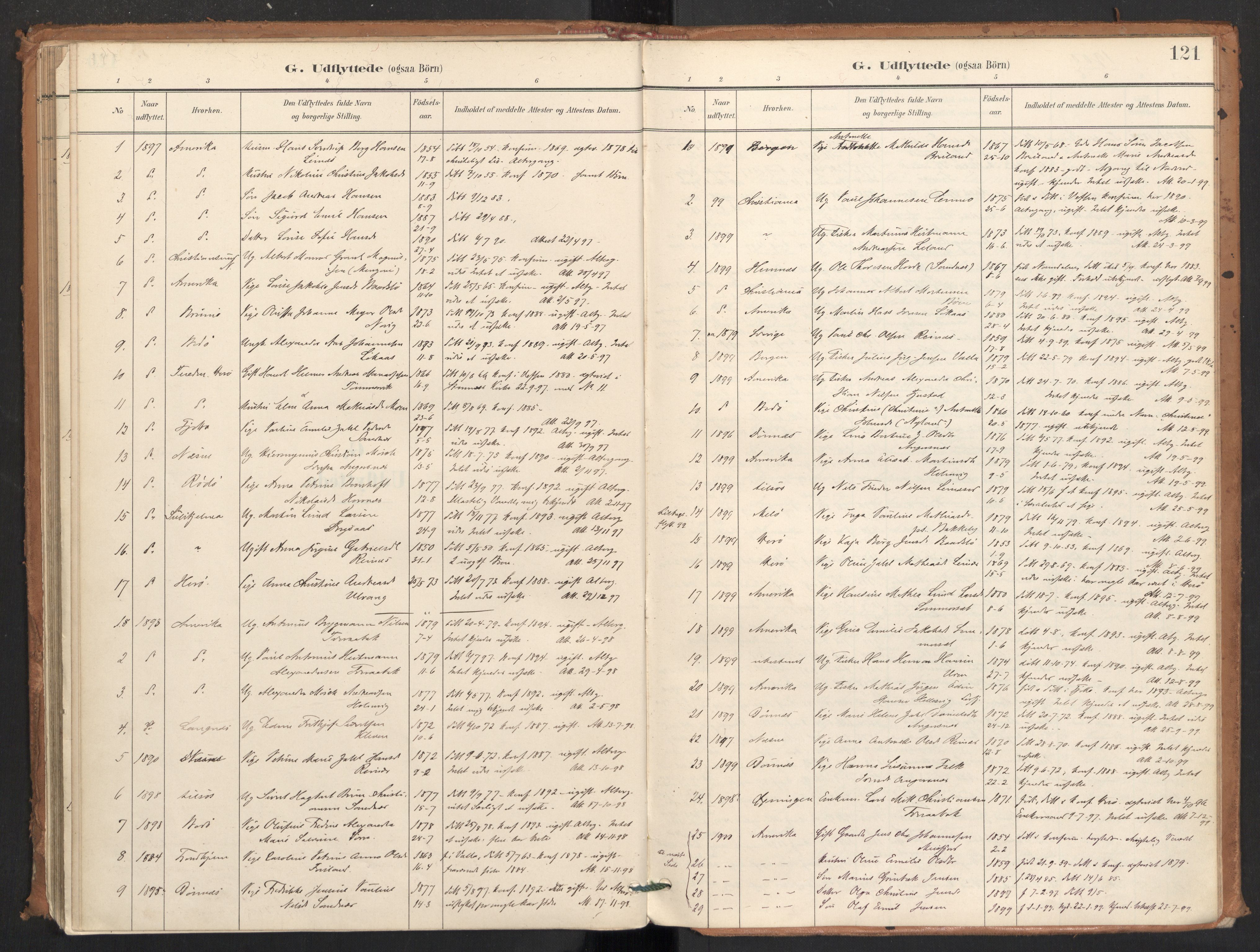 Ministerialprotokoller, klokkerbøker og fødselsregistre - Nordland, SAT/A-1459/831/L0472: Ministerialbok nr. 831A03, 1897-1912, s. 121