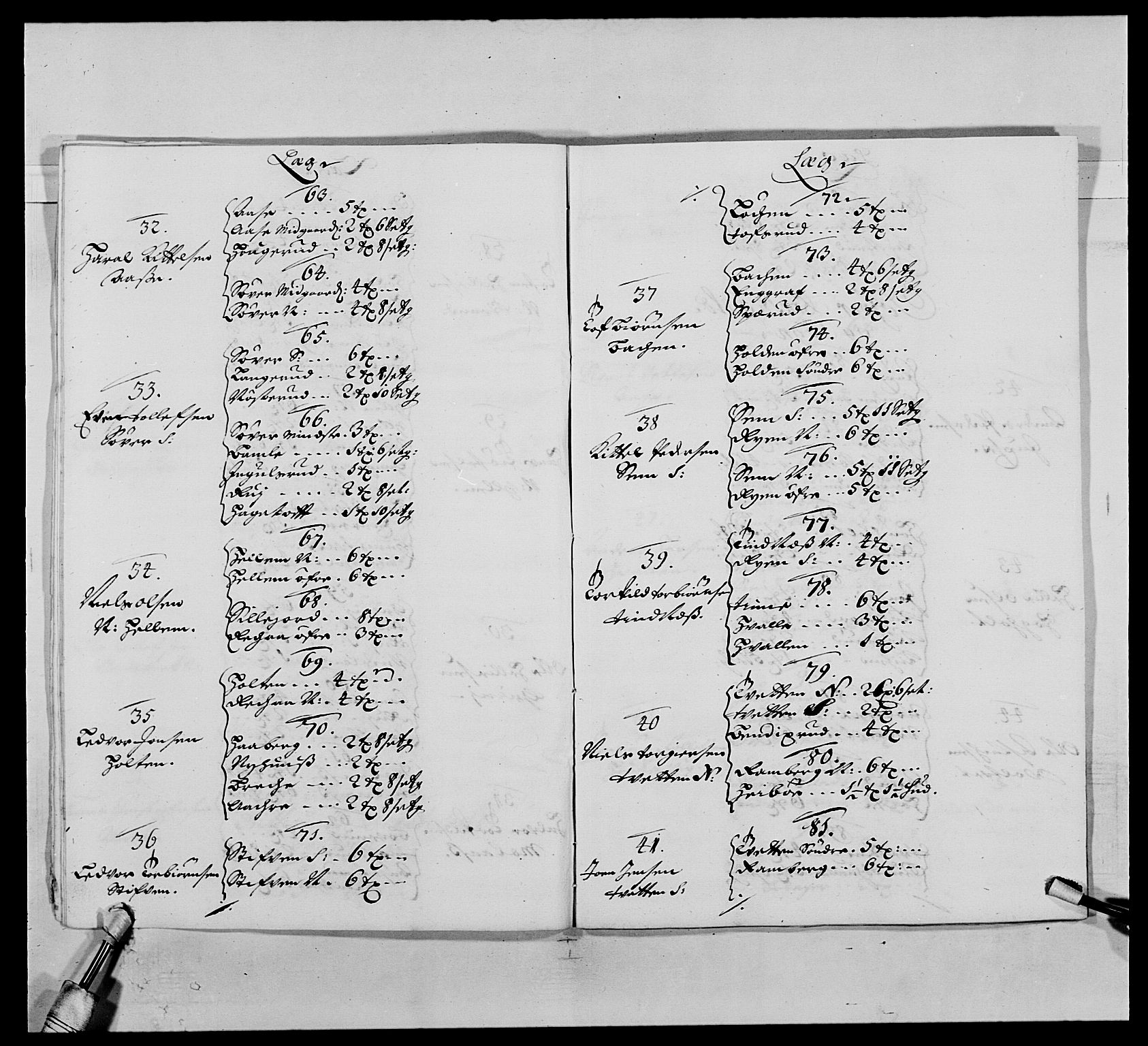 Kommanderende general (KG I) med Det norske krigsdirektorium, AV/RA-EA-5419/E/Ea/L0494: Smålenske regiment, 1697-1717, s. 141