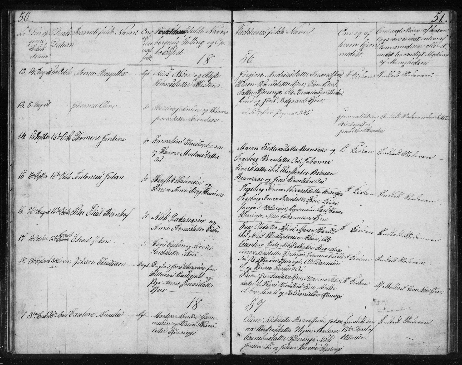 Ministerialprotokoller, klokkerbøker og fødselsregistre - Nordland, SAT/A-1459/803/L0074: Klokkerbok nr. 803C01, 1845-1866, s. 50-51