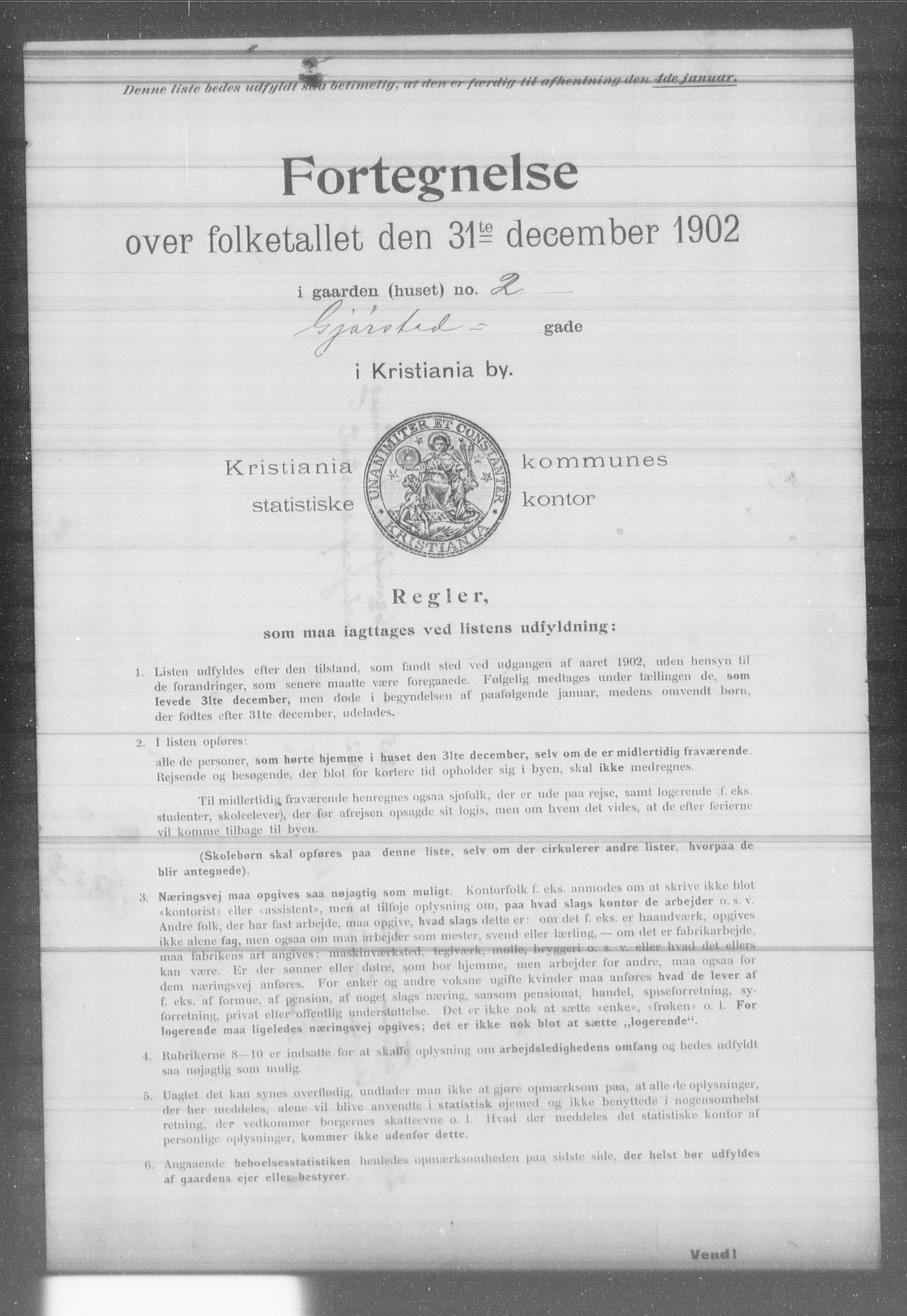 OBA, Kommunal folketelling 31.12.1902 for Kristiania kjøpstad, 1902, s. 5666