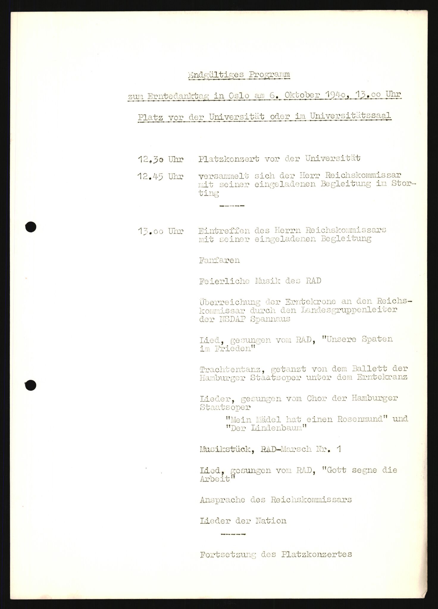 Forsvarets Overkommando. 2 kontor. Arkiv 11.4. Spredte tyske arkivsaker, AV/RA-RAFA-7031/D/Dar/Darb/L0008: Reichskommissariat - Hauptabteilung Volksaufklärung und Propaganda, 1940-1943, s. 1288