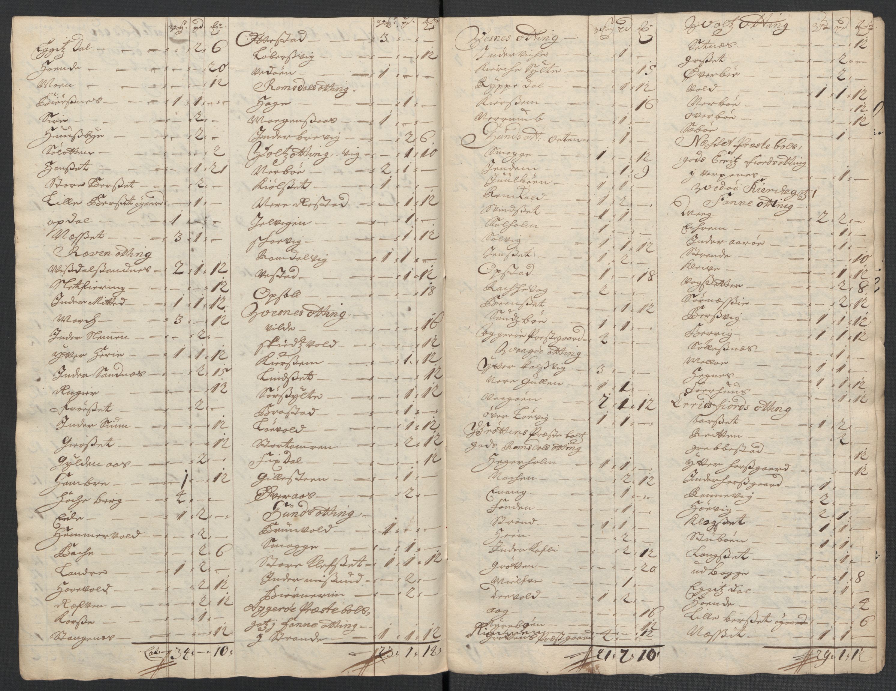 Rentekammeret inntil 1814, Reviderte regnskaper, Fogderegnskap, AV/RA-EA-4092/R55/L3656: Fogderegnskap Romsdal, 1703-1705, s. 323