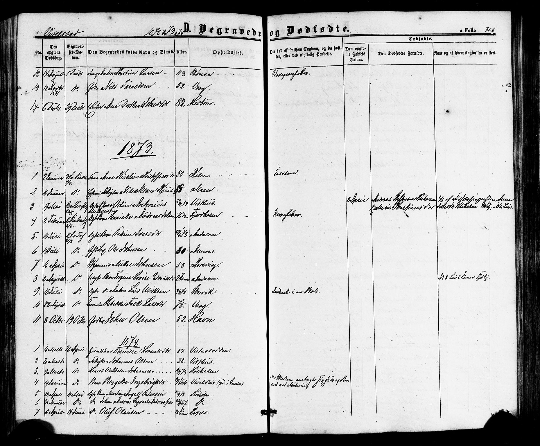 Ministerialprotokoller, klokkerbøker og fødselsregistre - Nordland, AV/SAT-A-1459/817/L0262: Ministerialbok nr. 817A03 /2, 1867-1877, s. 306