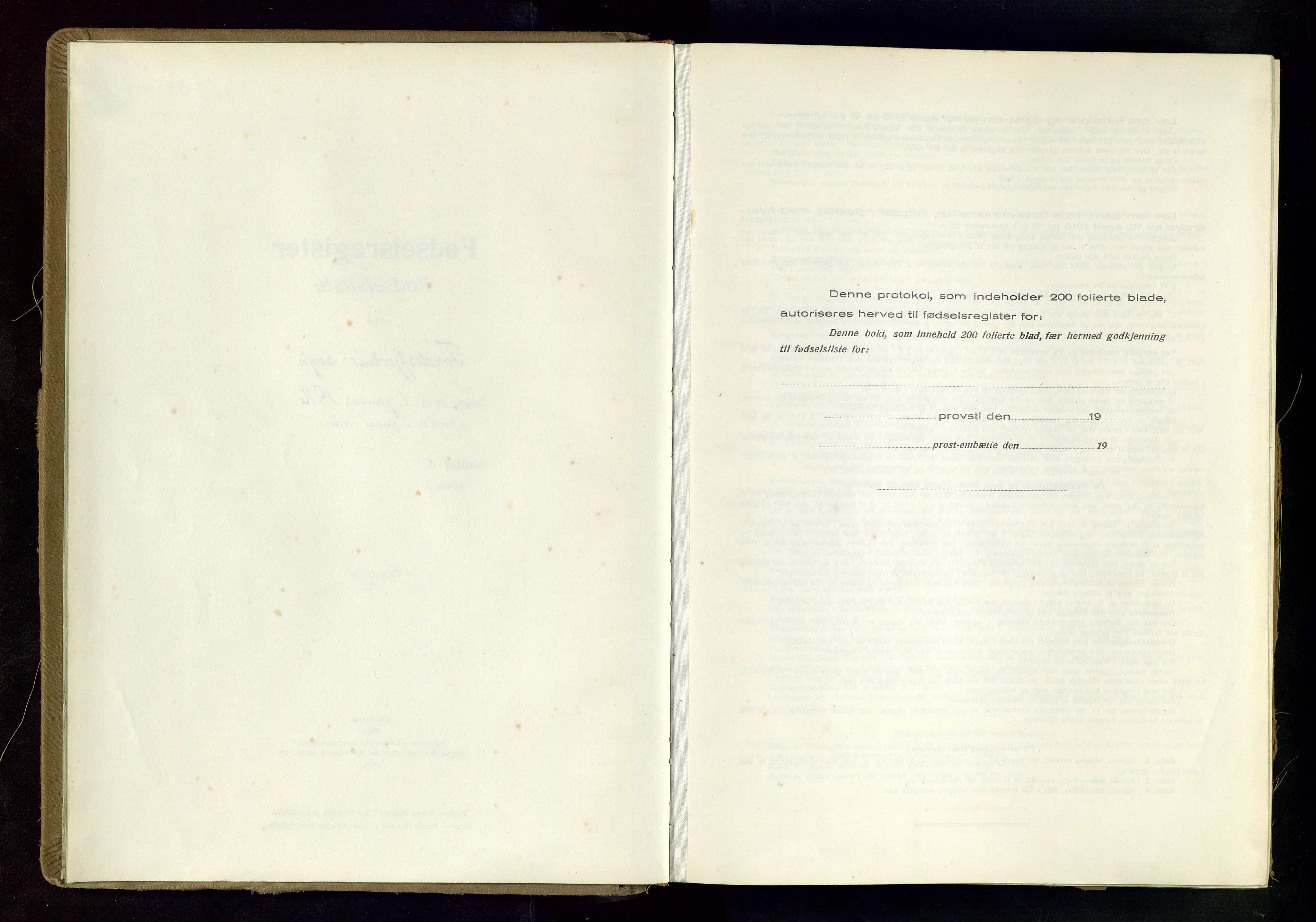 Tysvær sokneprestkontor, AV/SAST-A -101864/I/Id/L0004: Fødselsregister nr. 4, 1916-1979