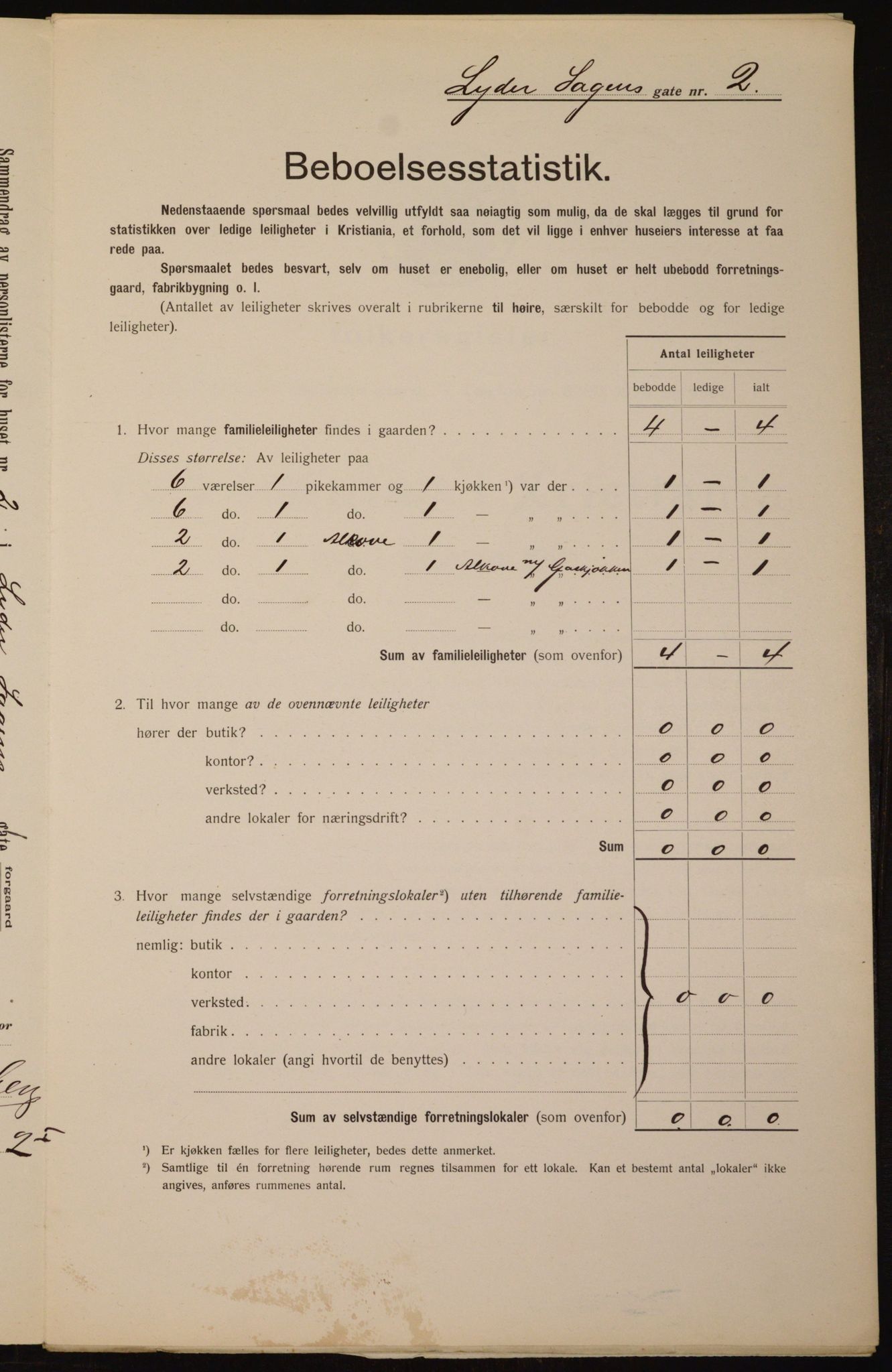 OBA, Kommunal folketelling 1.2.1912 for Kristiania, 1912, s. 58814