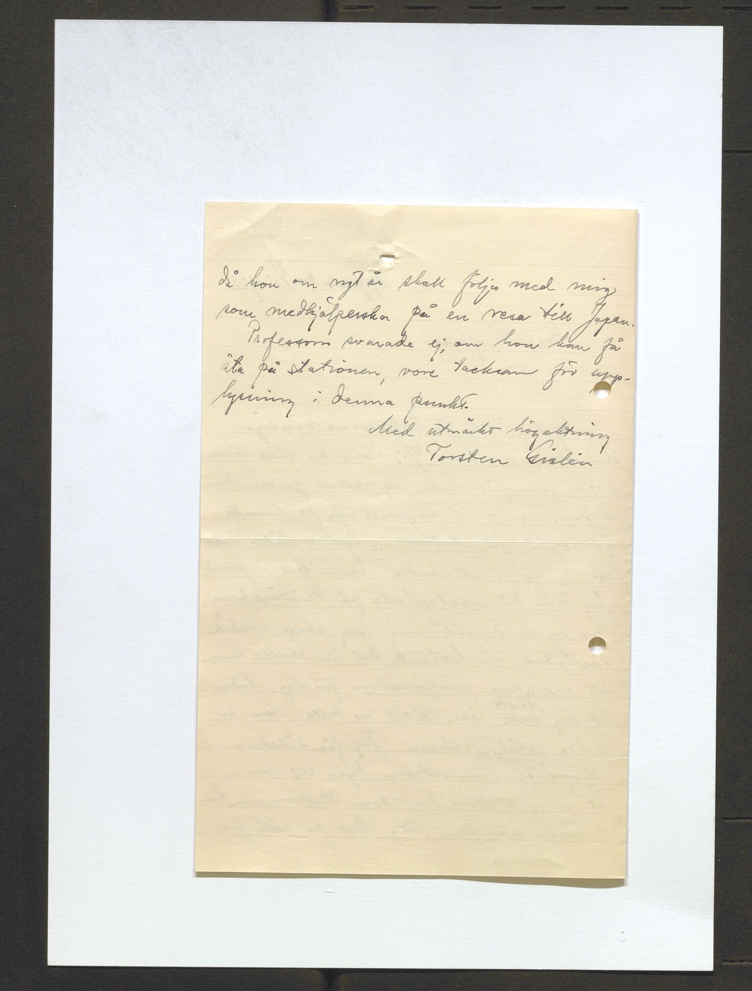 Bergens Museum, AV/SAB-A-17301/13/D/L0002: Korrespondanse , 1928-1940, s. 92