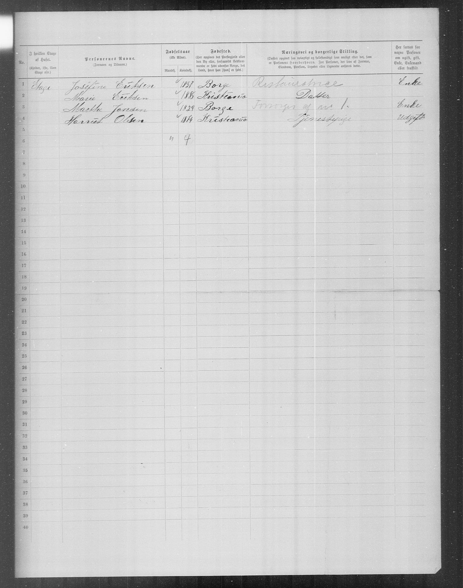 OBA, Kommunal folketelling 31.12.1899 for Kristiania kjøpstad, 1899, s. 15983