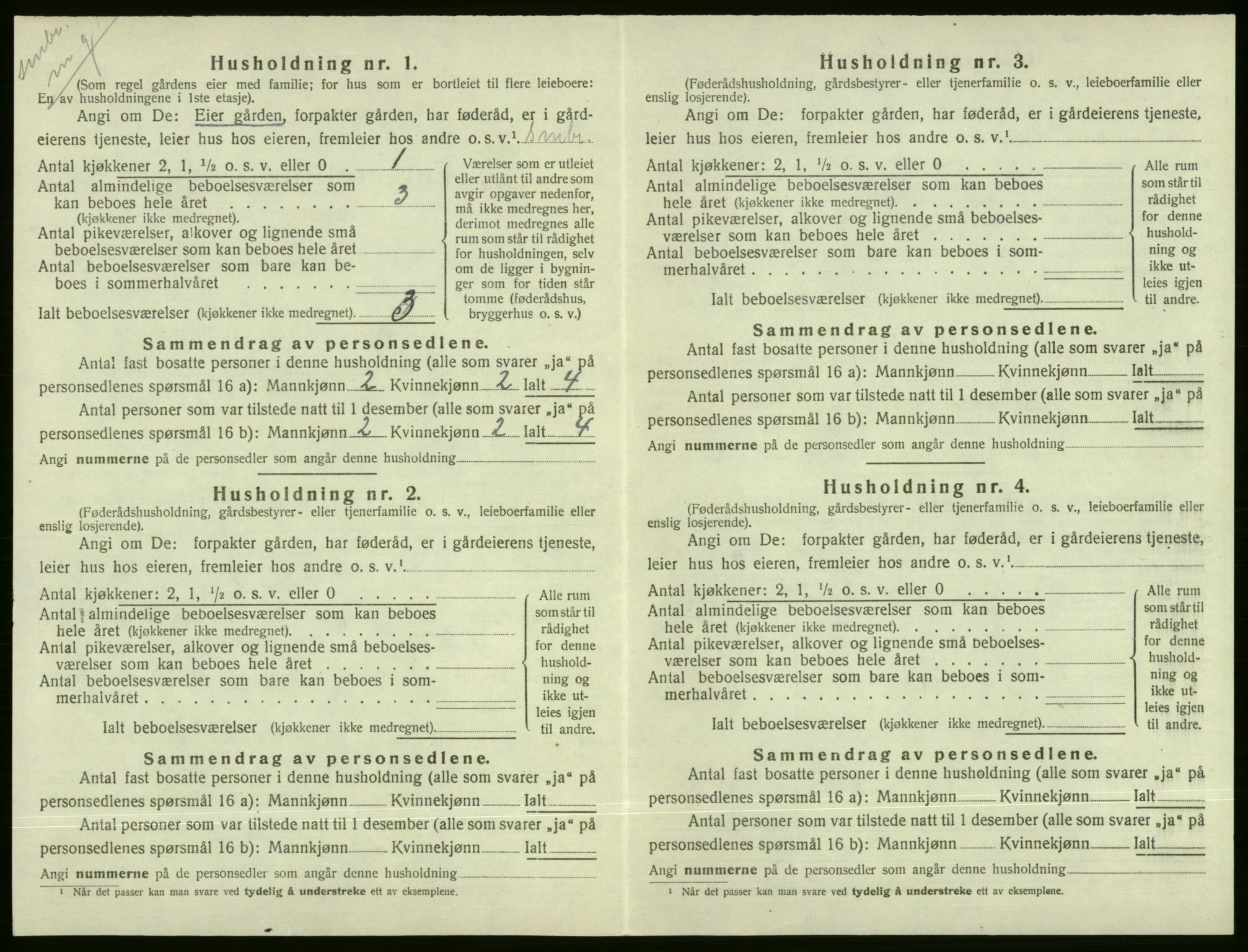 SAB, Folketelling 1920 for 1235 Voss herred, 1920, s. 1056