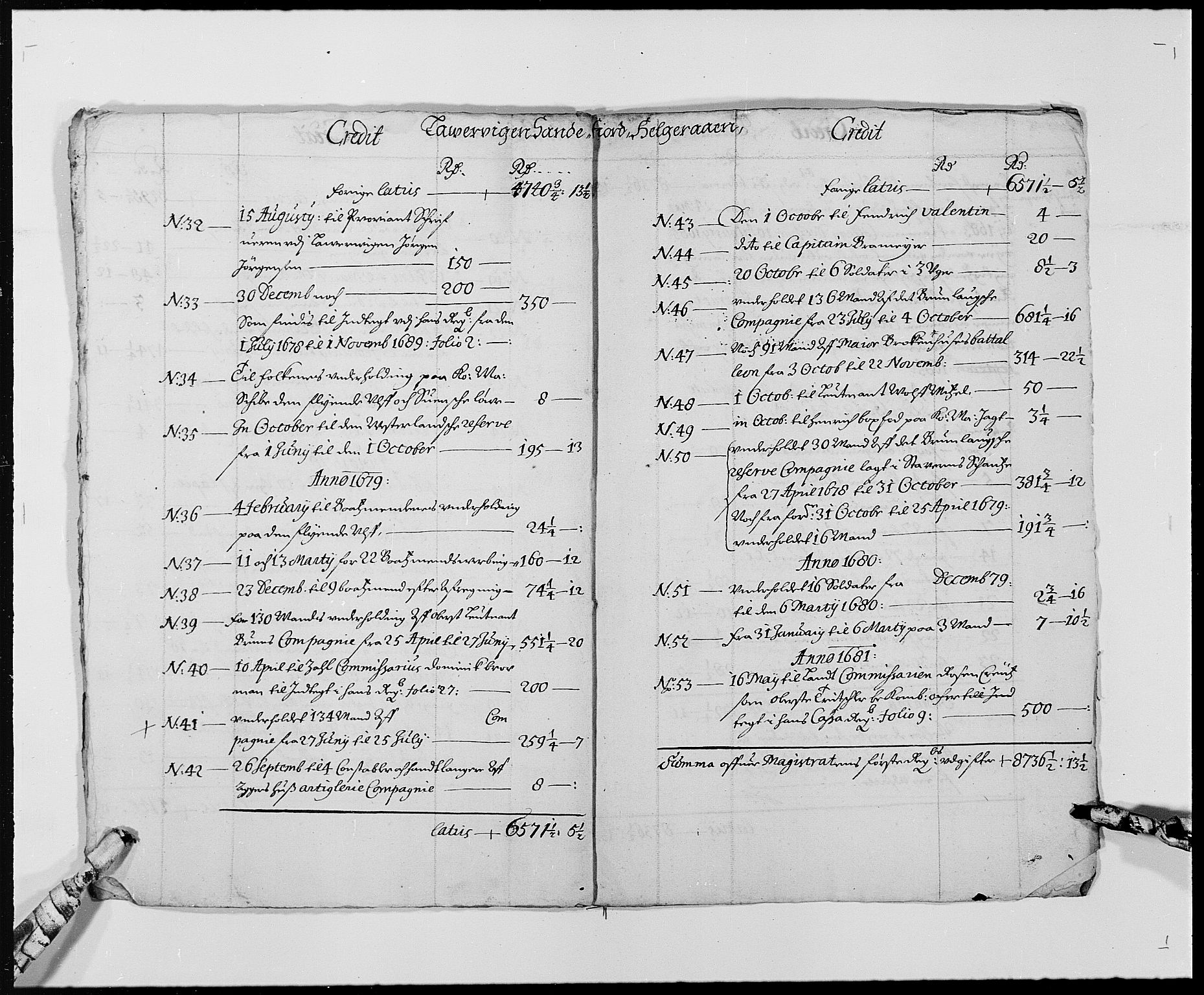 Rentekammeret inntil 1814, Reviderte regnskaper, Byregnskaper, RA/EA-4066/R/Ri/L0177: [I1] Kontribusjonsregnskap, 1675-1689, s. 8