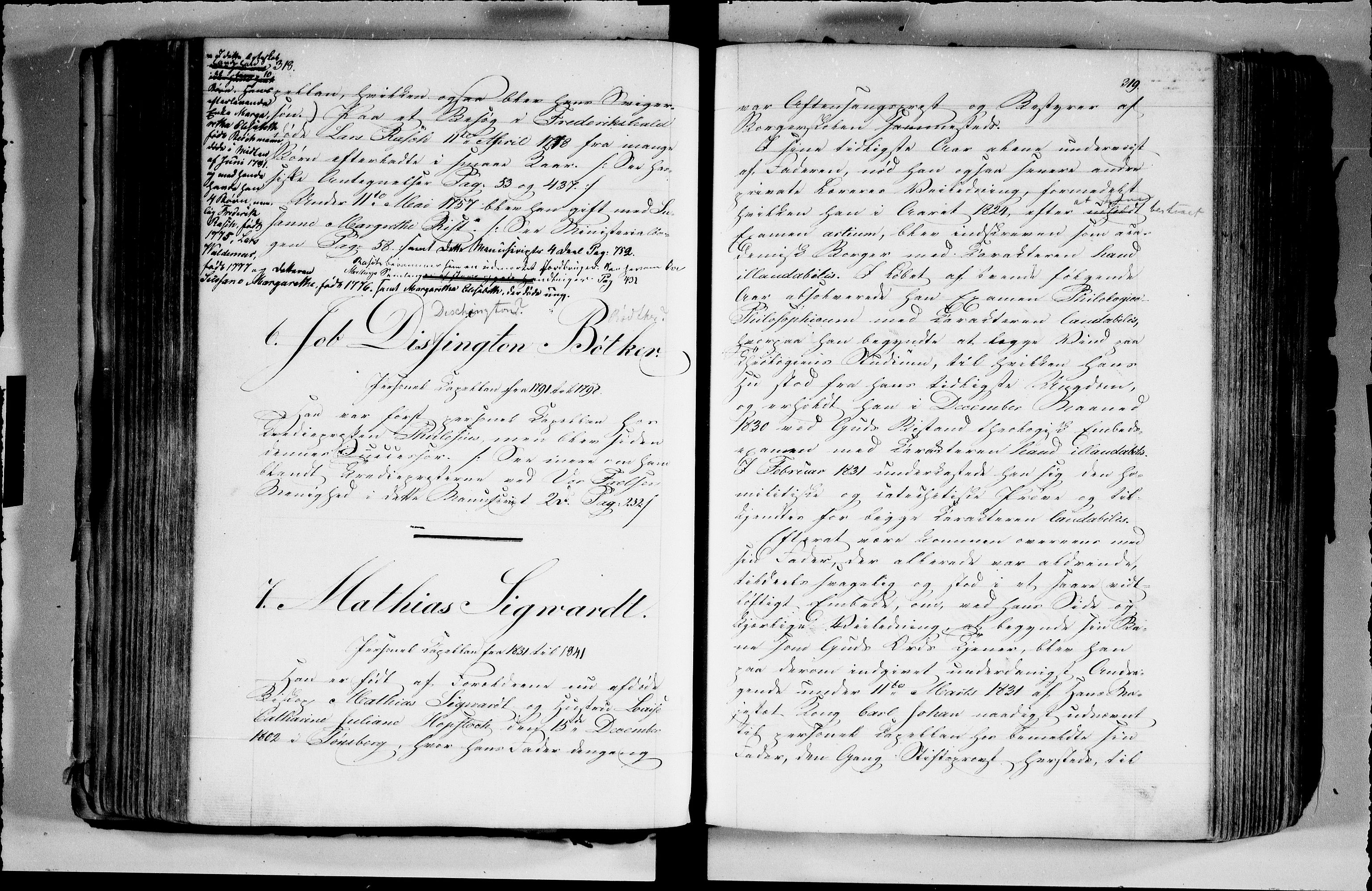 Svendsen, Bastian - etterretninger om geistligheten i Akershus stift, AV/SAO-PAO-0181/D/L0002: Etterretninger del 2, s. 318-319