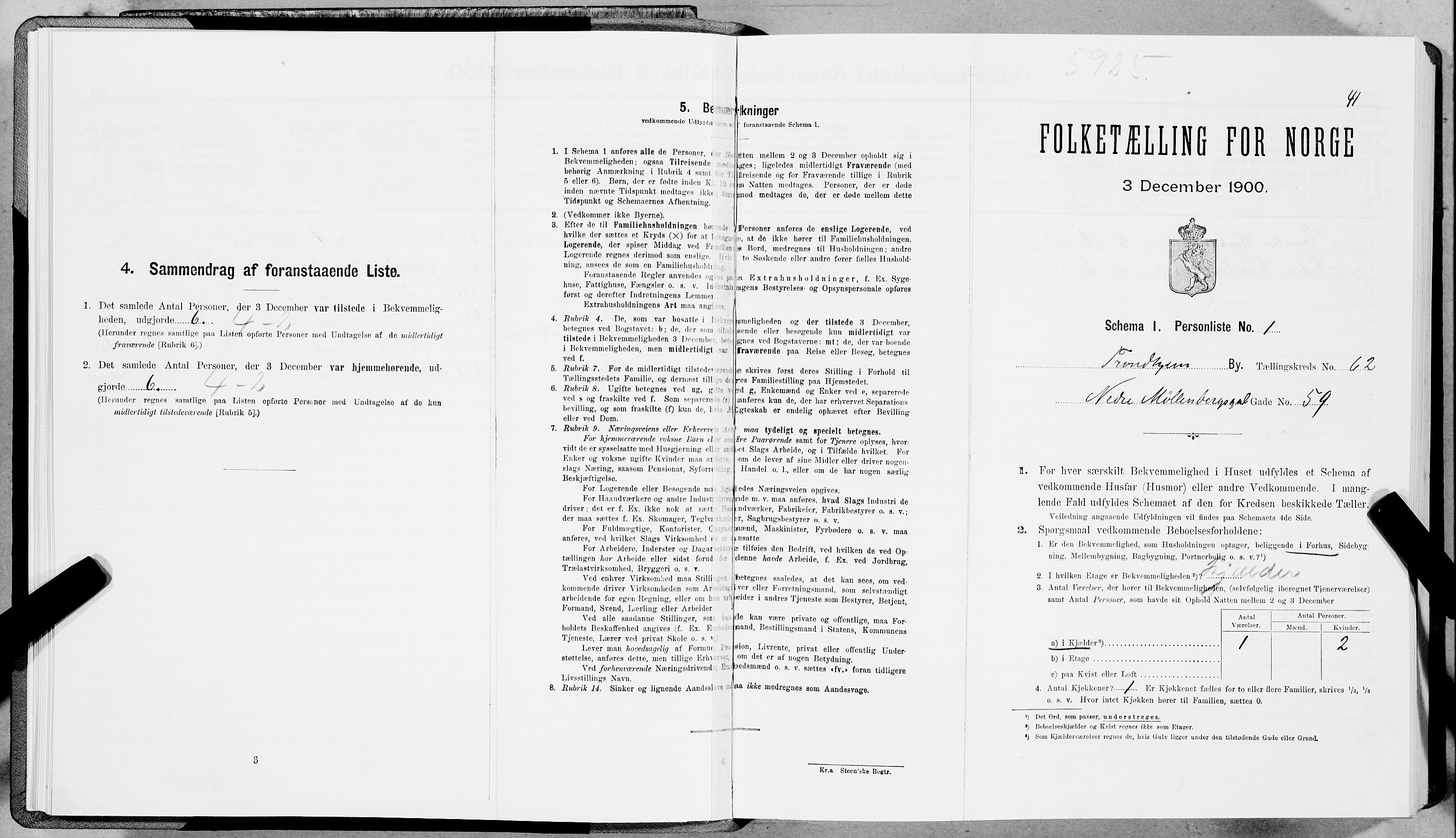 SAT, Folketelling 1900 for 1601 Trondheim kjøpstad, 1900, s. 10780