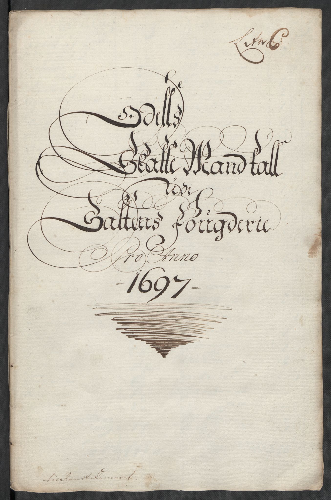 Rentekammeret inntil 1814, Reviderte regnskaper, Fogderegnskap, RA/EA-4092/R66/L4579: Fogderegnskap Salten, 1697-1700, s. 47