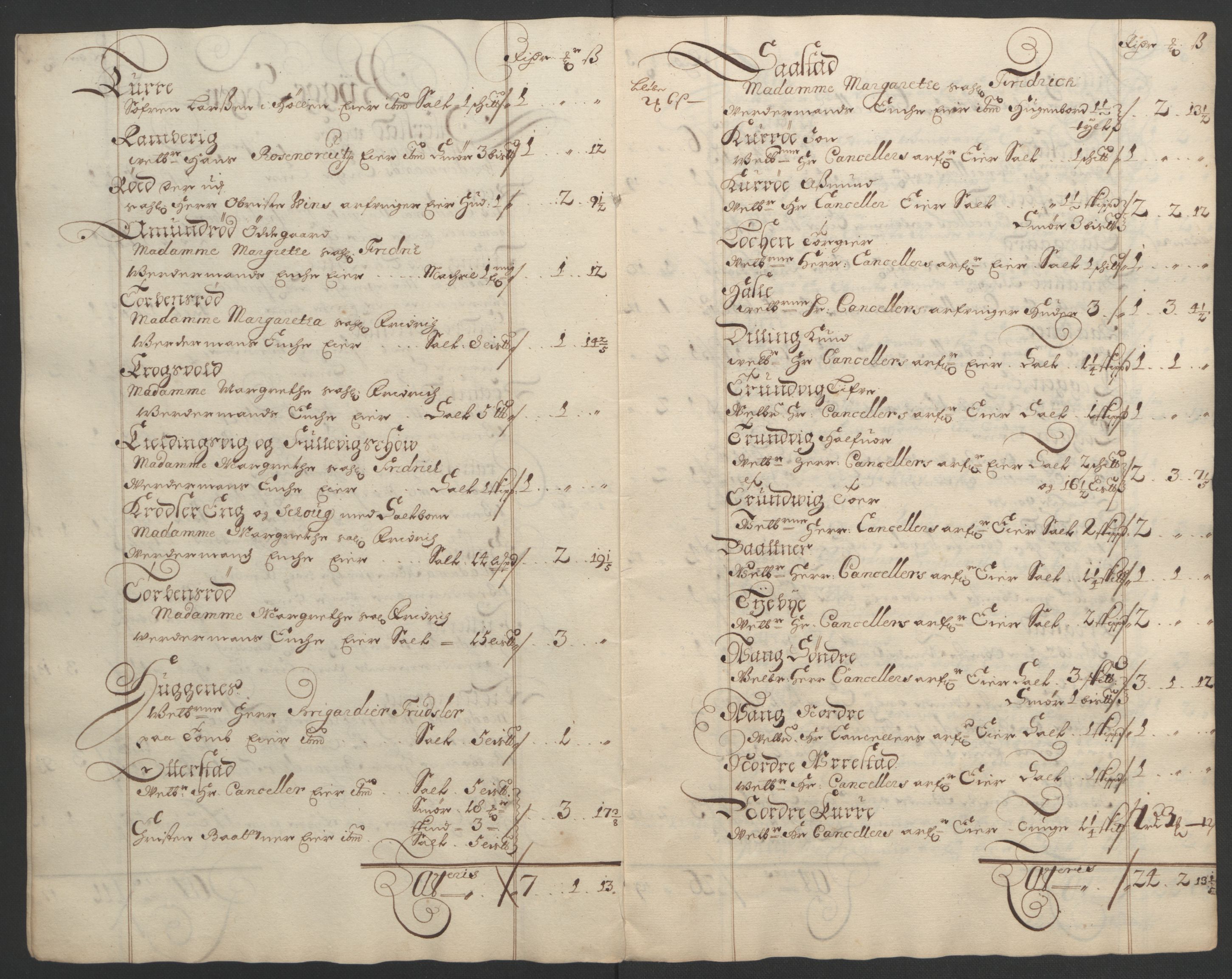 Rentekammeret inntil 1814, Reviderte regnskaper, Fogderegnskap, RA/EA-4092/R02/L0108: Fogderegnskap Moss og Verne kloster, 1692-1693, s. 107