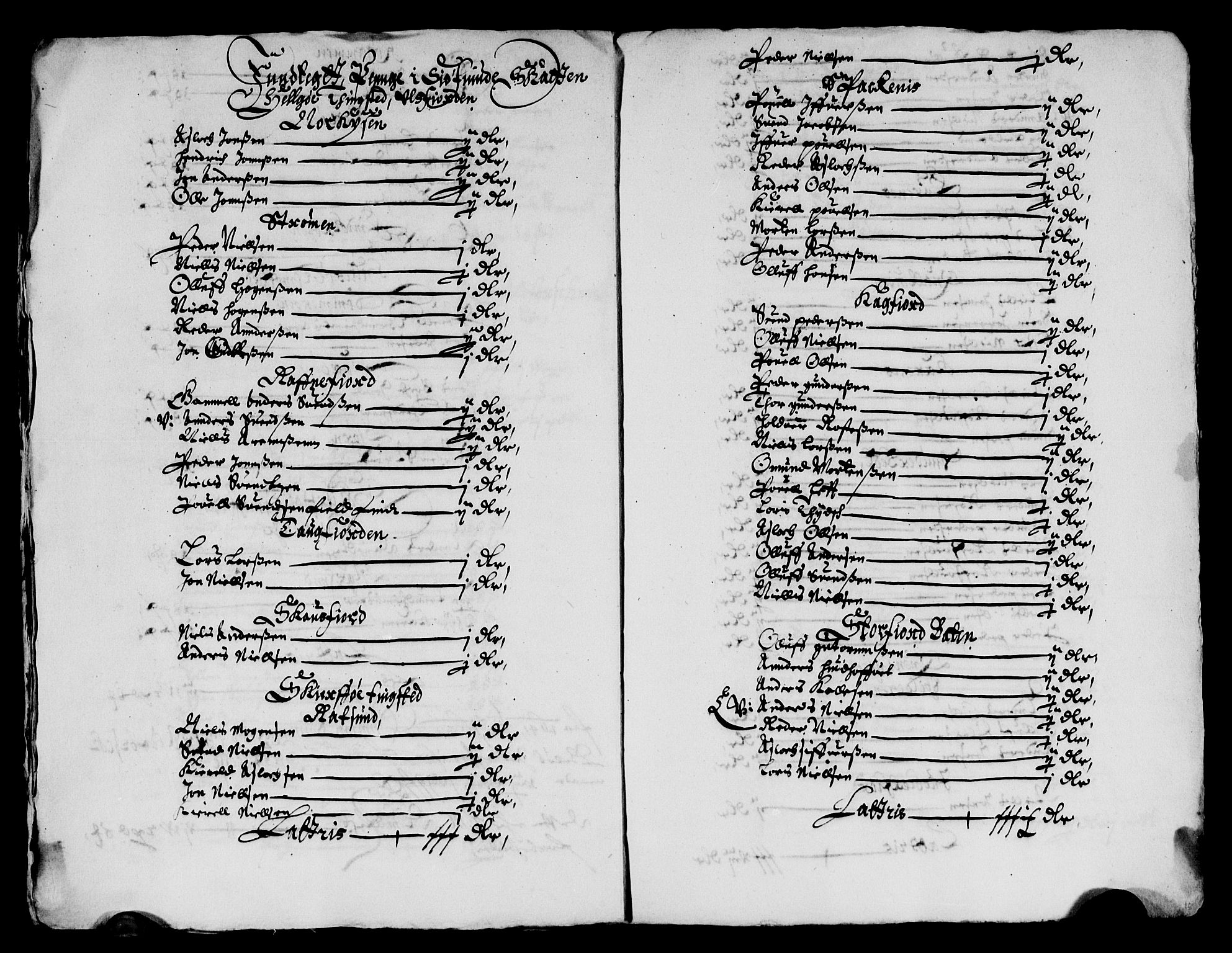 Rentekammeret inntil 1814, Reviderte regnskaper, Lensregnskaper, AV/RA-EA-5023/R/Rb/Rbz/L0028: Nordlandenes len, 1638-1646