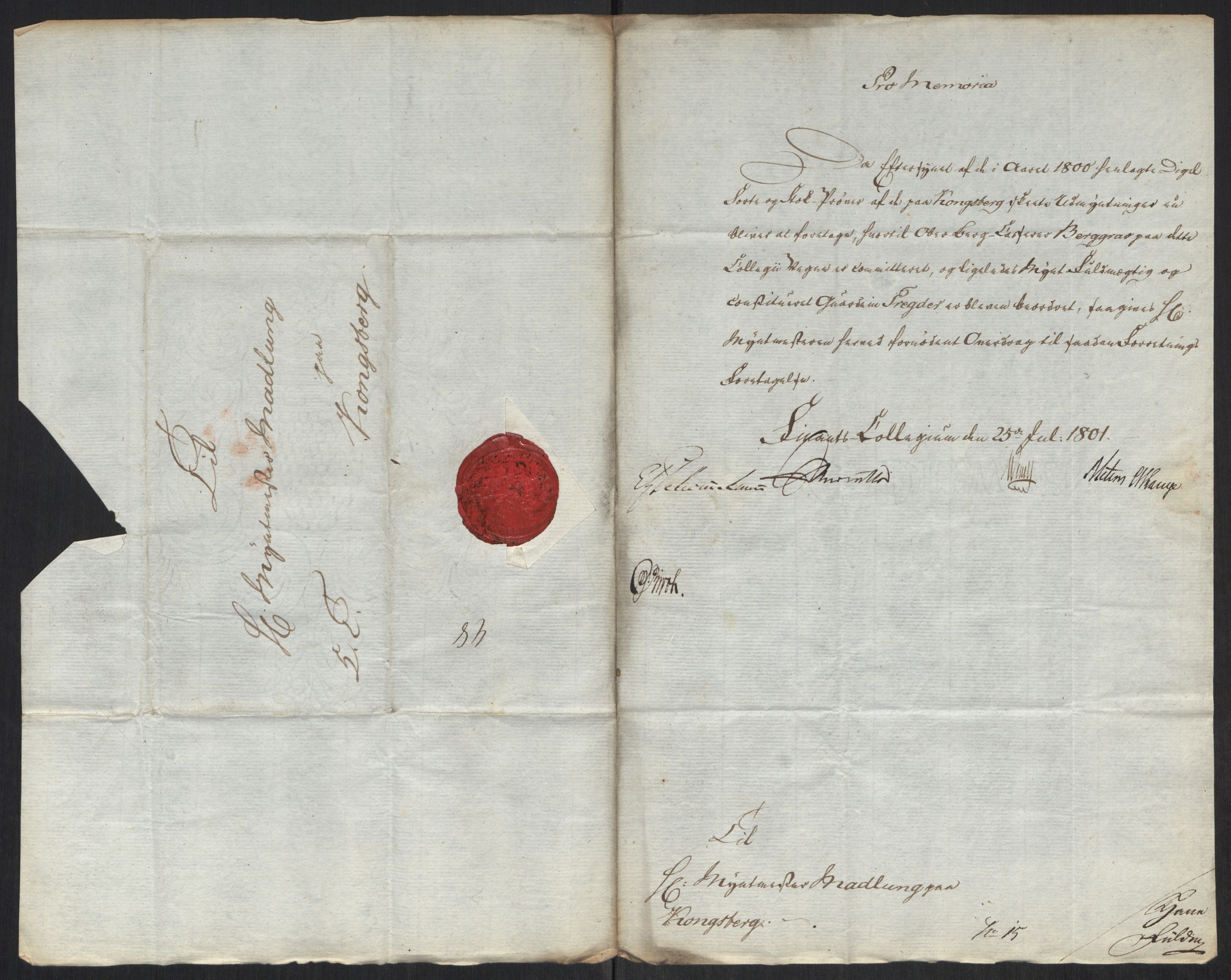 Rentekammeret inntil 1814, Realistisk ordnet avdeling, RA/EA-4070/Oa/L0008: [Y6]: Embetsbrev til myntmesteren på Kongsberg (1797-1806 og 1808-1813), 1797-1813, s. 115