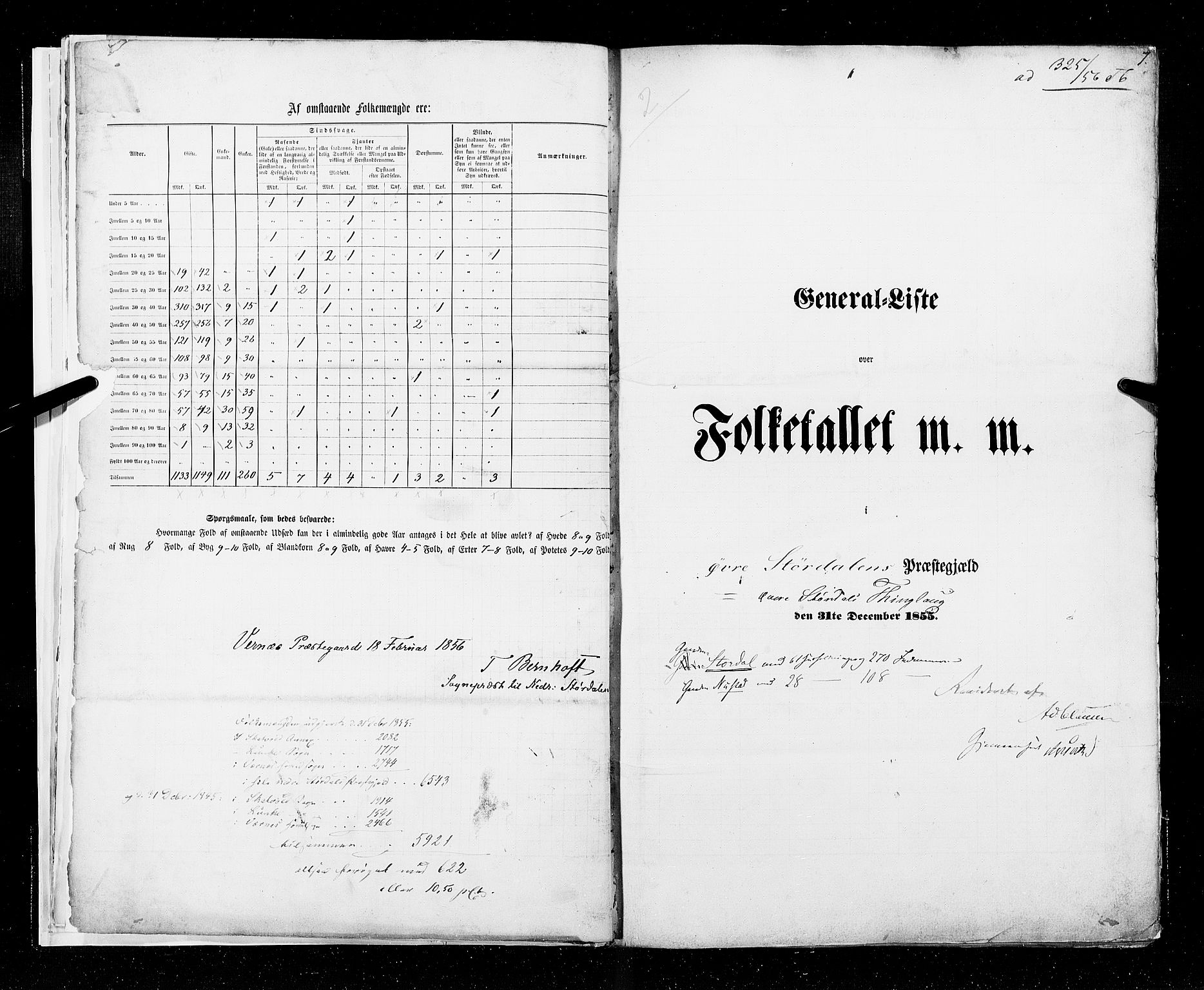 RA, Folketellingen 1855, bind 6A: Nordre Trondhjem amt og Nordland amt, 1855, s. 7