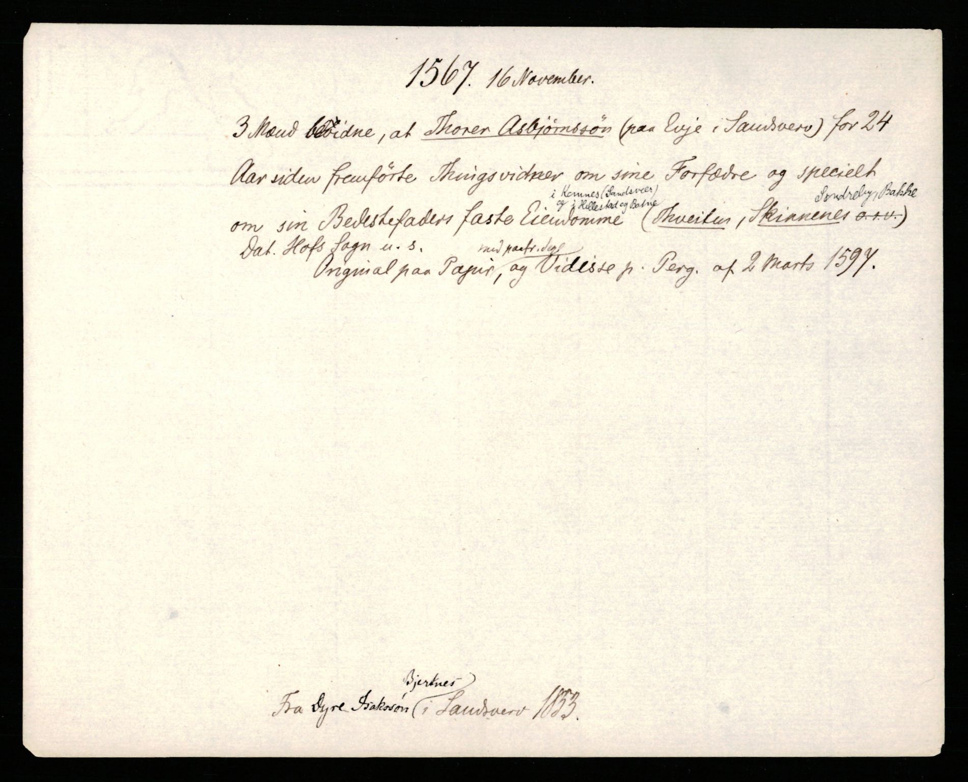 Riksarkivets diplomsamling, AV/RA-EA-5965/F35/F35b/L0002: Riksarkivets diplomer, seddelregister, 1567-1583, s. 11