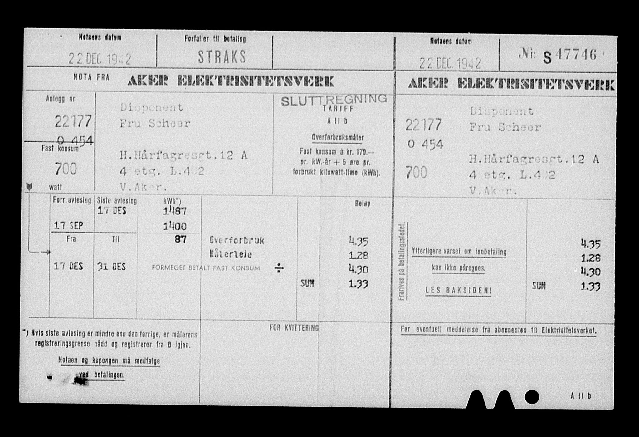 Justisdepartementet, Tilbakeføringskontoret for inndratte formuer, AV/RA-S-1564/H/Hc/Hcc/L0978: --, 1945-1947, s. 311