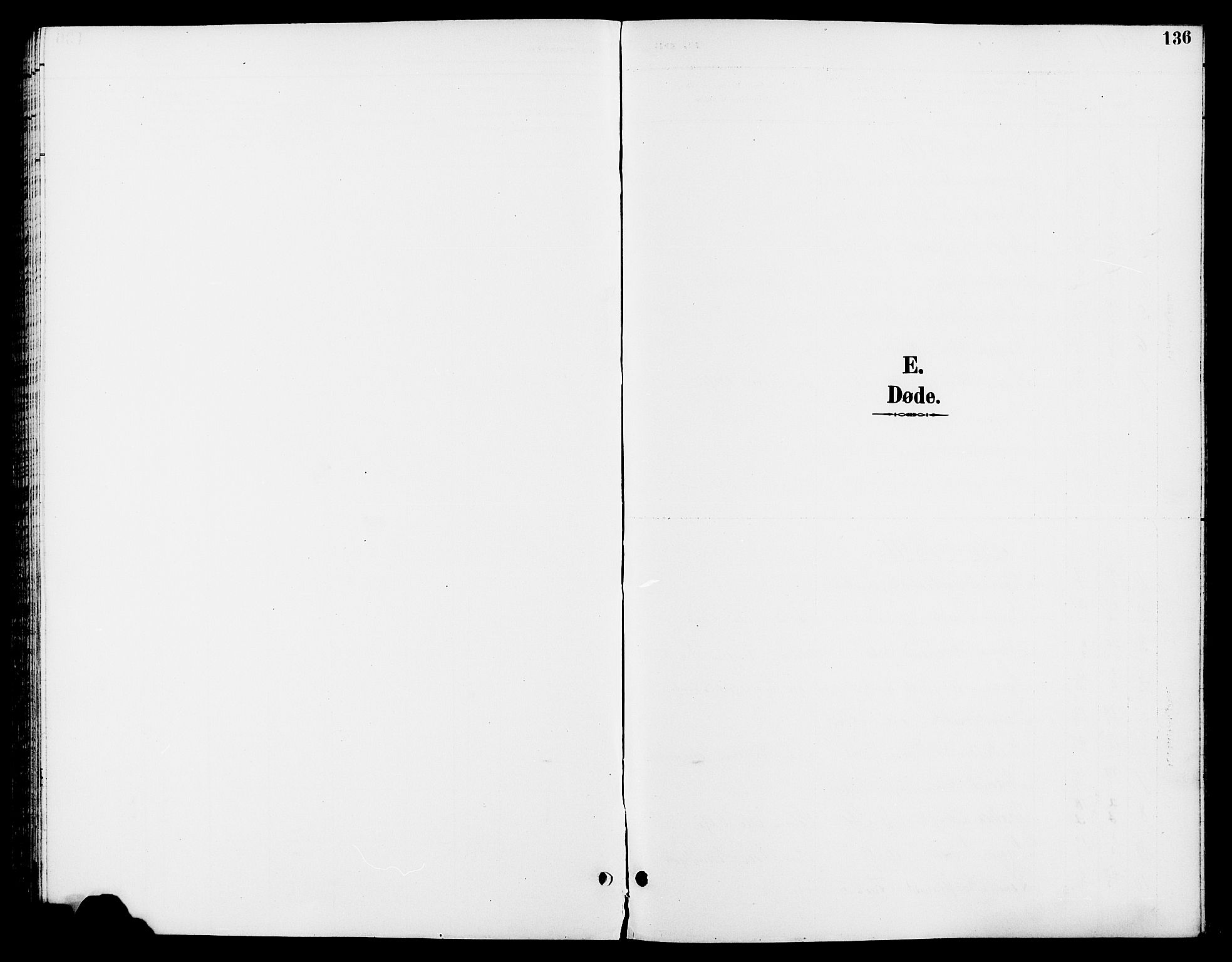 Ringsaker prestekontor, SAH/PREST-014/L/La/L0013: Klokkerbok nr. 13, 1891-1904, s. 136