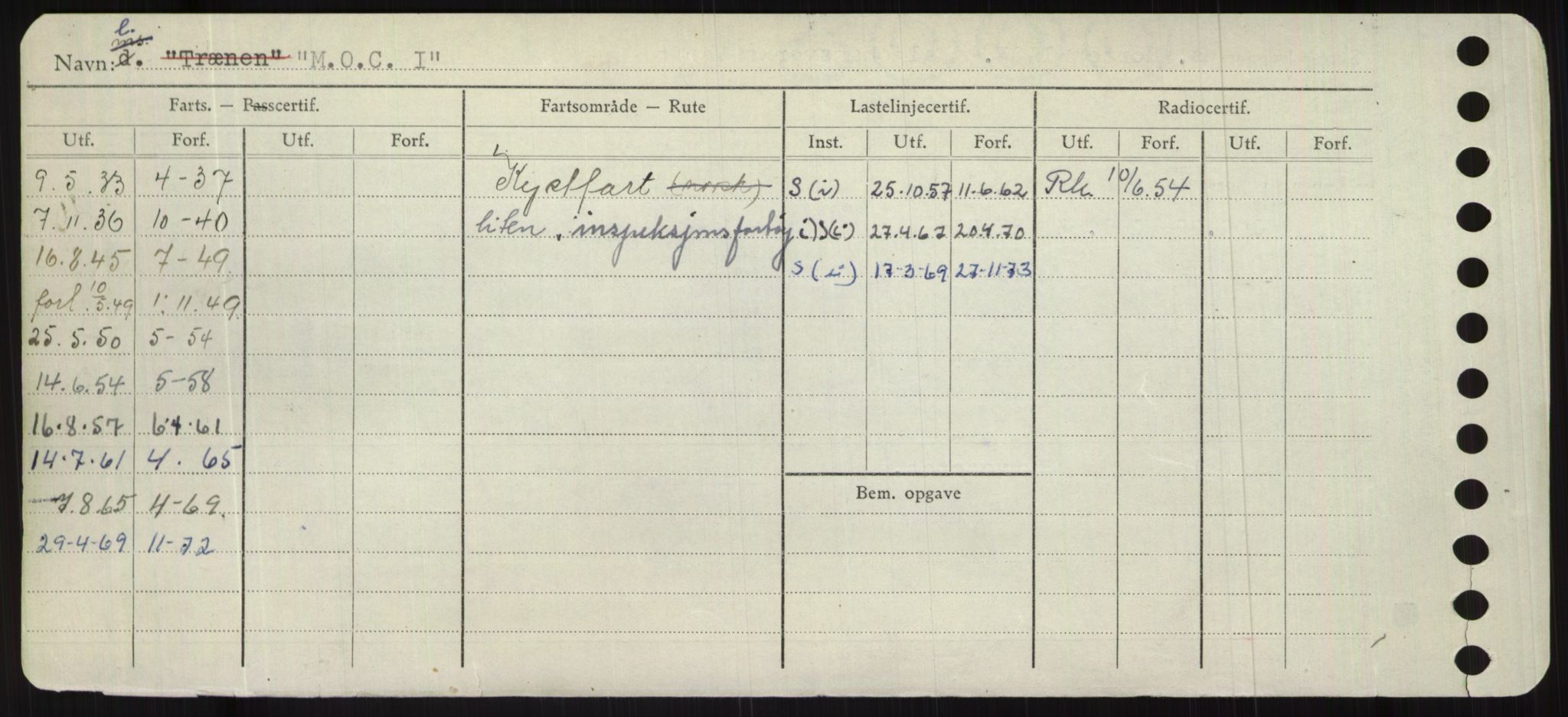 Sjøfartsdirektoratet med forløpere, Skipsmålingen, RA/S-1627/H/Hc/L0001: Lektere, A-Y, s. 292