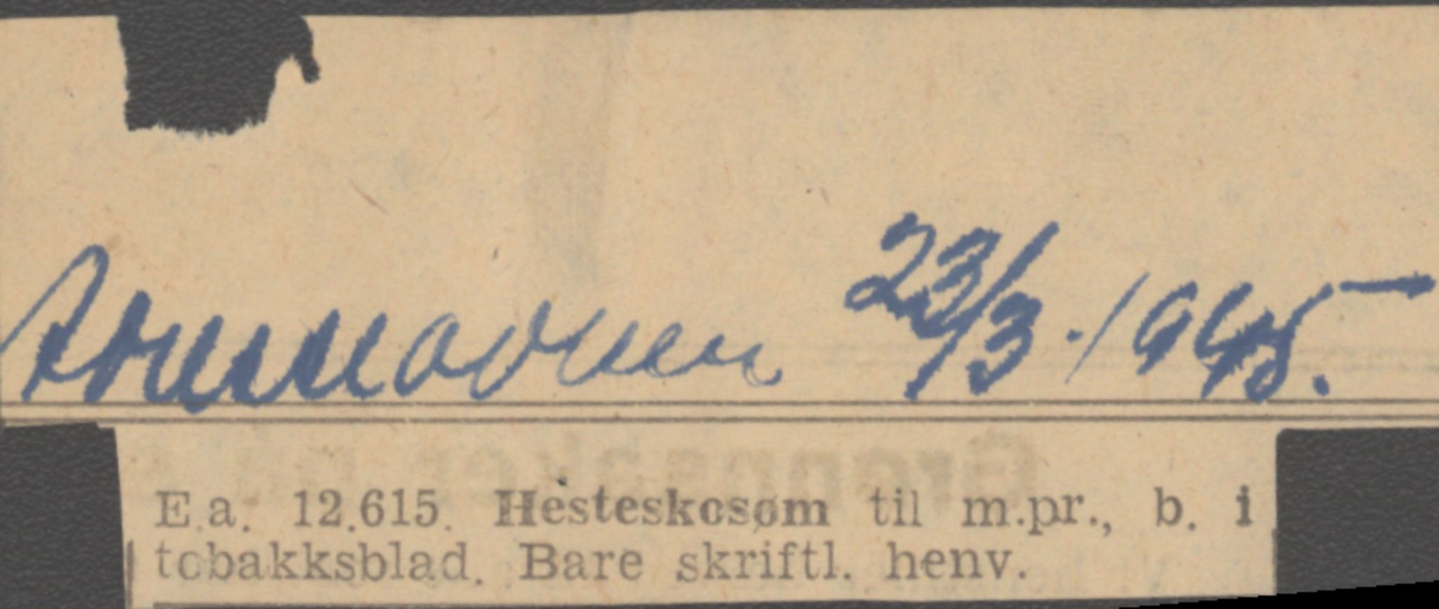 Direktoratet for industriforsyning, Sekretariatet, AV/RA-S-4153/D/Df/L0055: 9. Metallkontoret, 1940-1945, s. 32