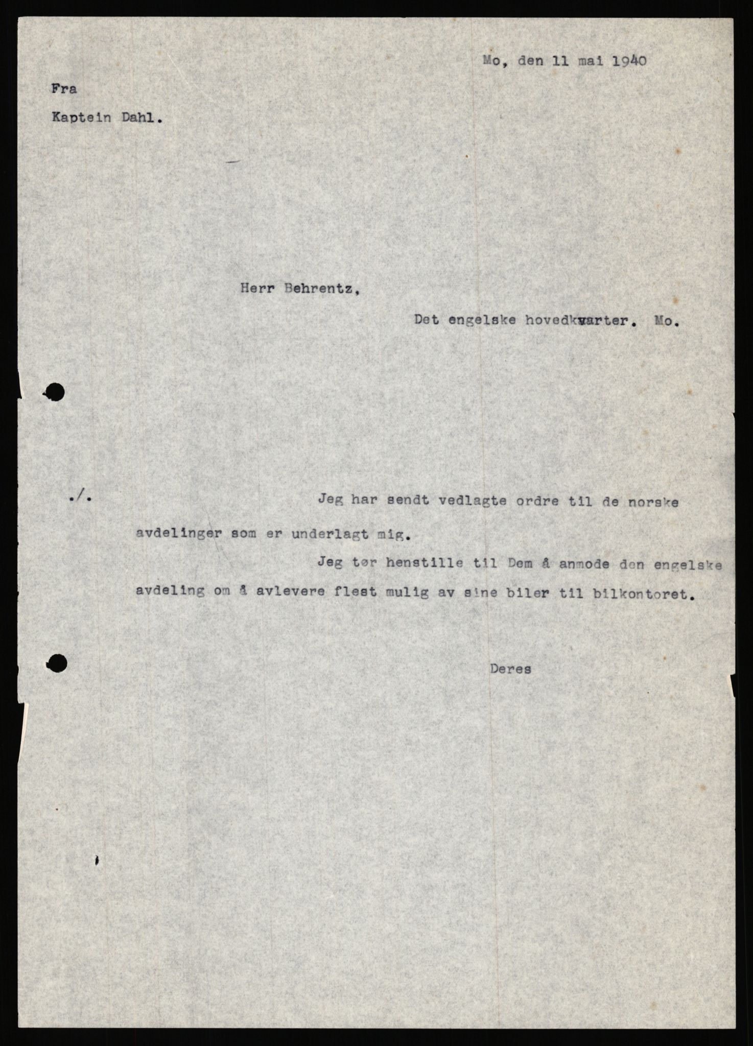 Forsvaret, Forsvarets krigshistoriske avdeling, AV/RA-RAFA-2017/Y/Ya/L0031: II-C-11-51 - Hærens overkommando, 1940, s. 569