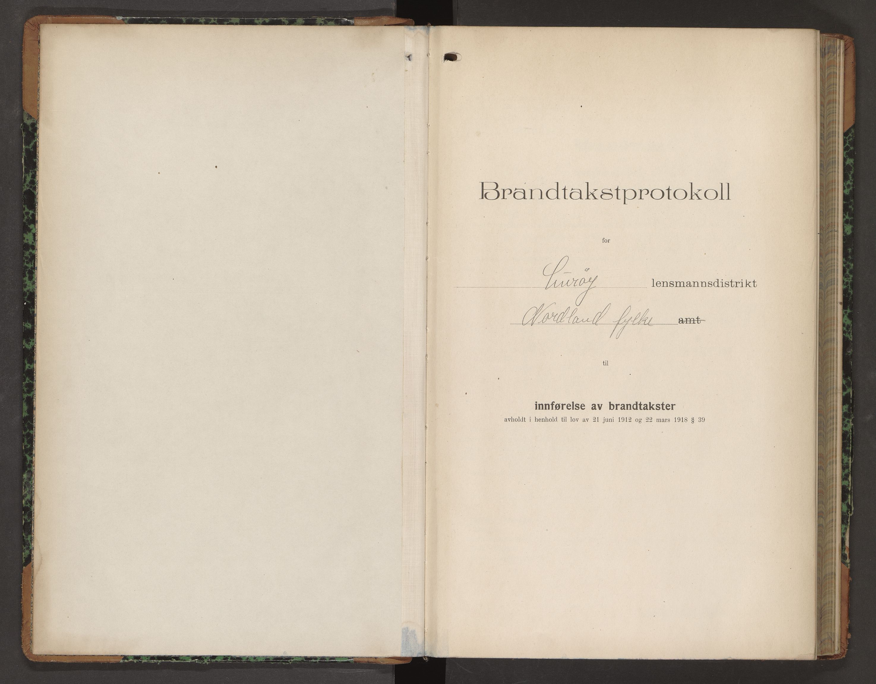 Norges Brannkasse Lurøy, AV/SAT-A-5577/Fb/L0005: Branntakstprotokoll, 1923-1927