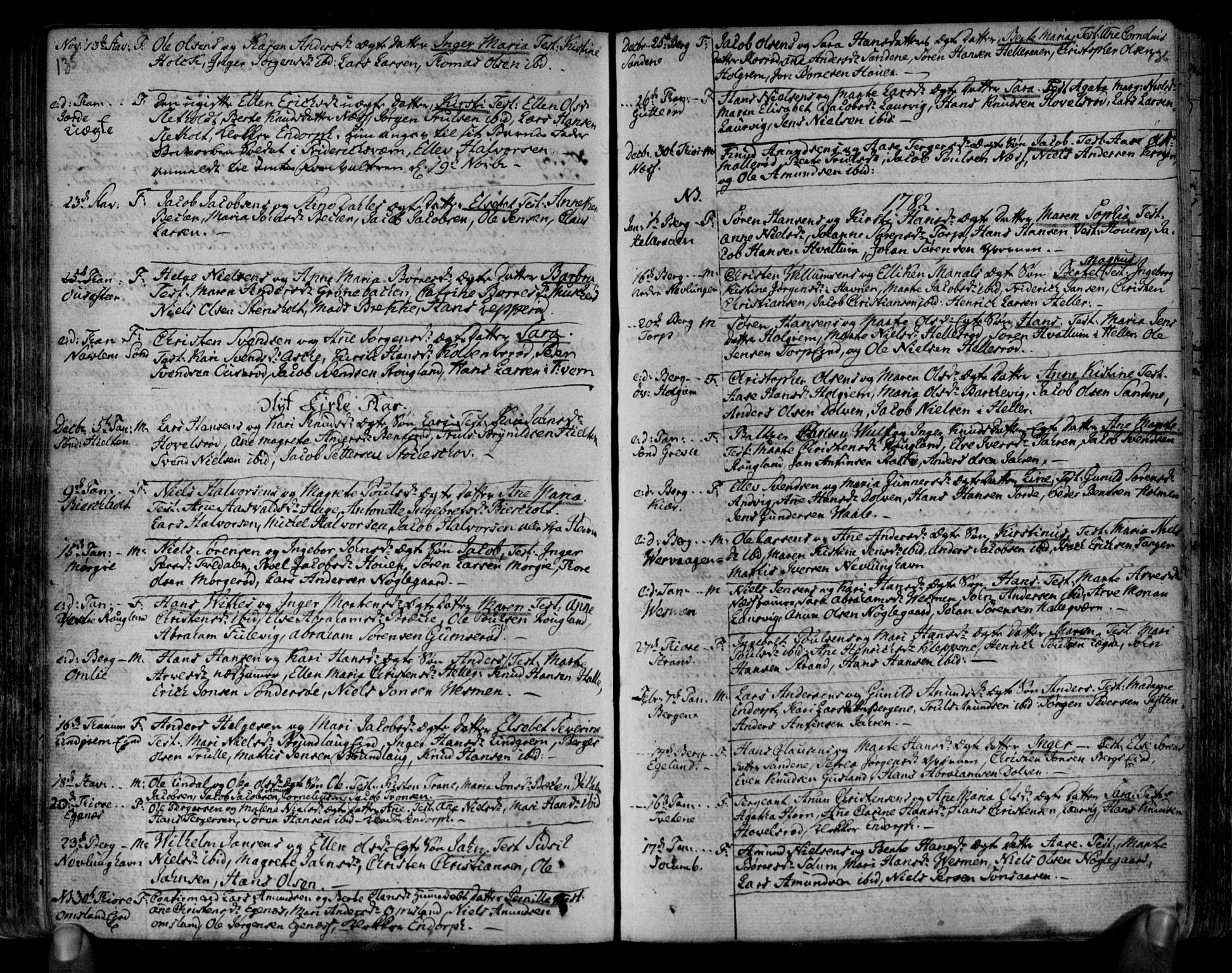 Brunlanes kirkebøker, SAKO/A-342/F/Fa/L0001: Ministerialbok nr. I 1, 1766-1801, s. 135-136