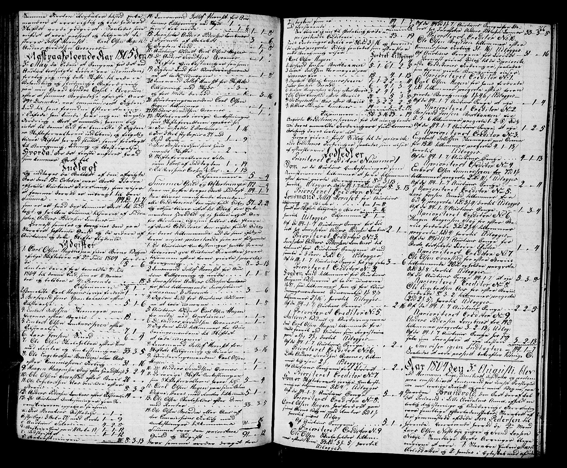Østerdalen sorenskriveri, AV/SAH-TING-032/J/Ja/L0009: Skifteprotokoll, 1803-1806, s. 265b-266a