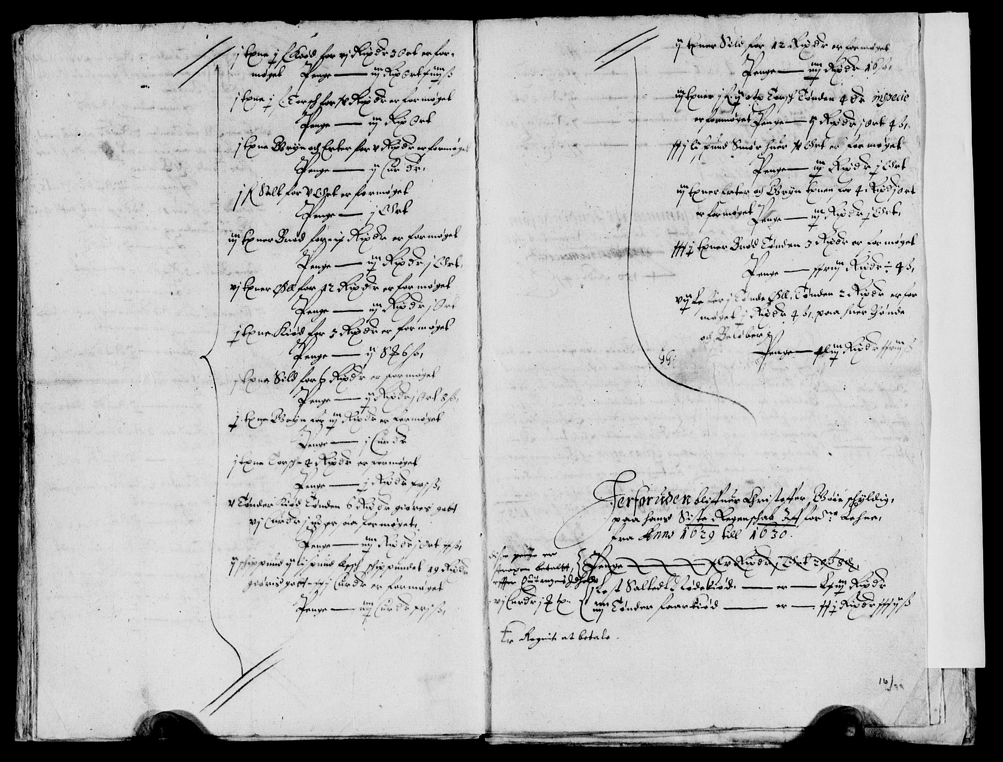 Rentekammeret inntil 1814, Reviderte regnskaper, Lensregnskaper, AV/RA-EA-5023/R/Rb/Rbq/L0020: Nedenes len. Mandals len. Råbyggelag., 1630-1631