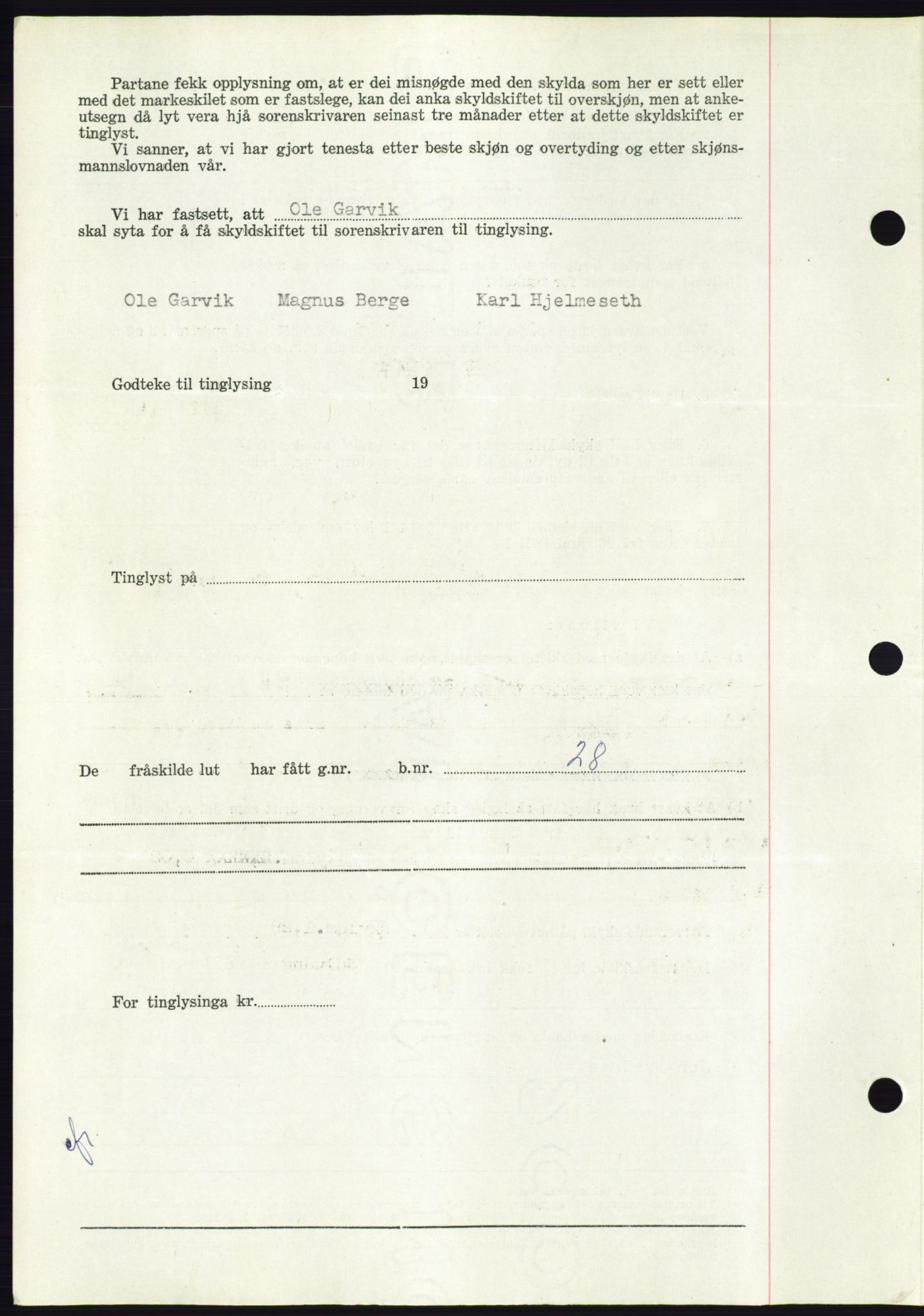 Søre Sunnmøre sorenskriveri, AV/SAT-A-4122/1/2/2C/L0095: Pantebok nr. 21A, 1953-1953, Dagboknr: 1729/1953