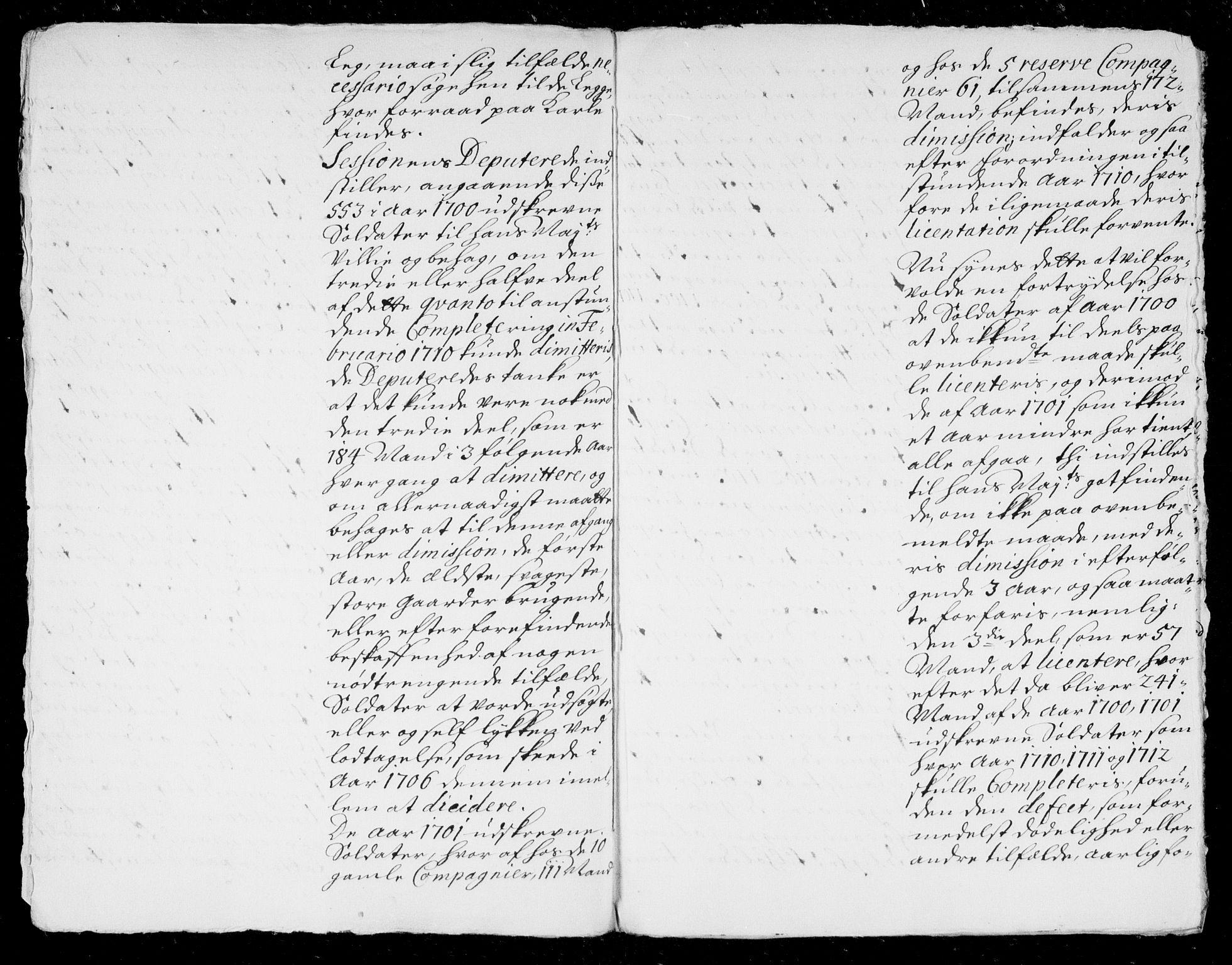 Danske Kanselli, Skapsaker, AV/RA-EA-4061/F/L0016: Skap 8, pakke 165C, litra V-167, 1703-1710, s. 101