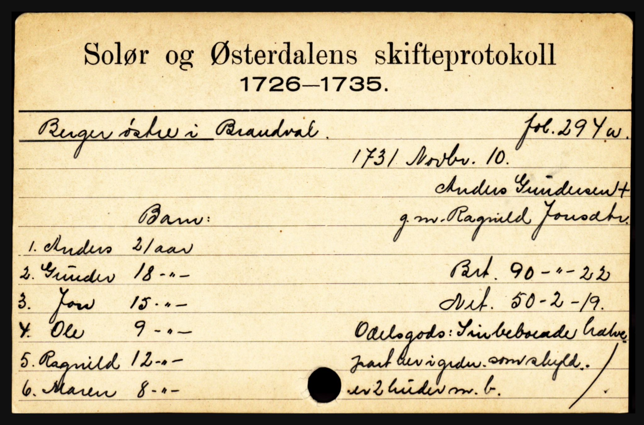 Solør og Østerdalen sorenskriveri, SAH/TING-024/J, 1716-1774, s. 301