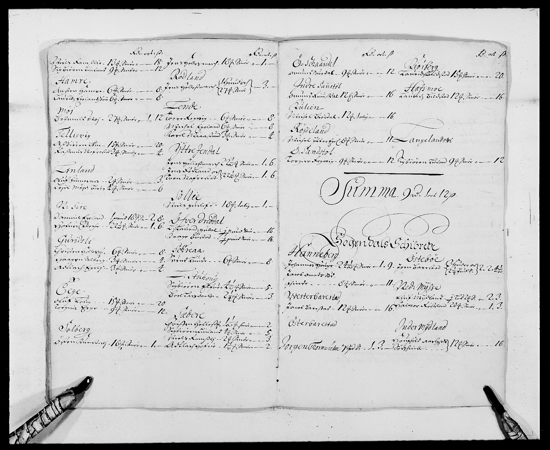 Rentekammeret inntil 1814, Reviderte regnskaper, Fogderegnskap, AV/RA-EA-4092/R46/L2727: Fogderegnskap Jæren og Dalane, 1690-1693, s. 251