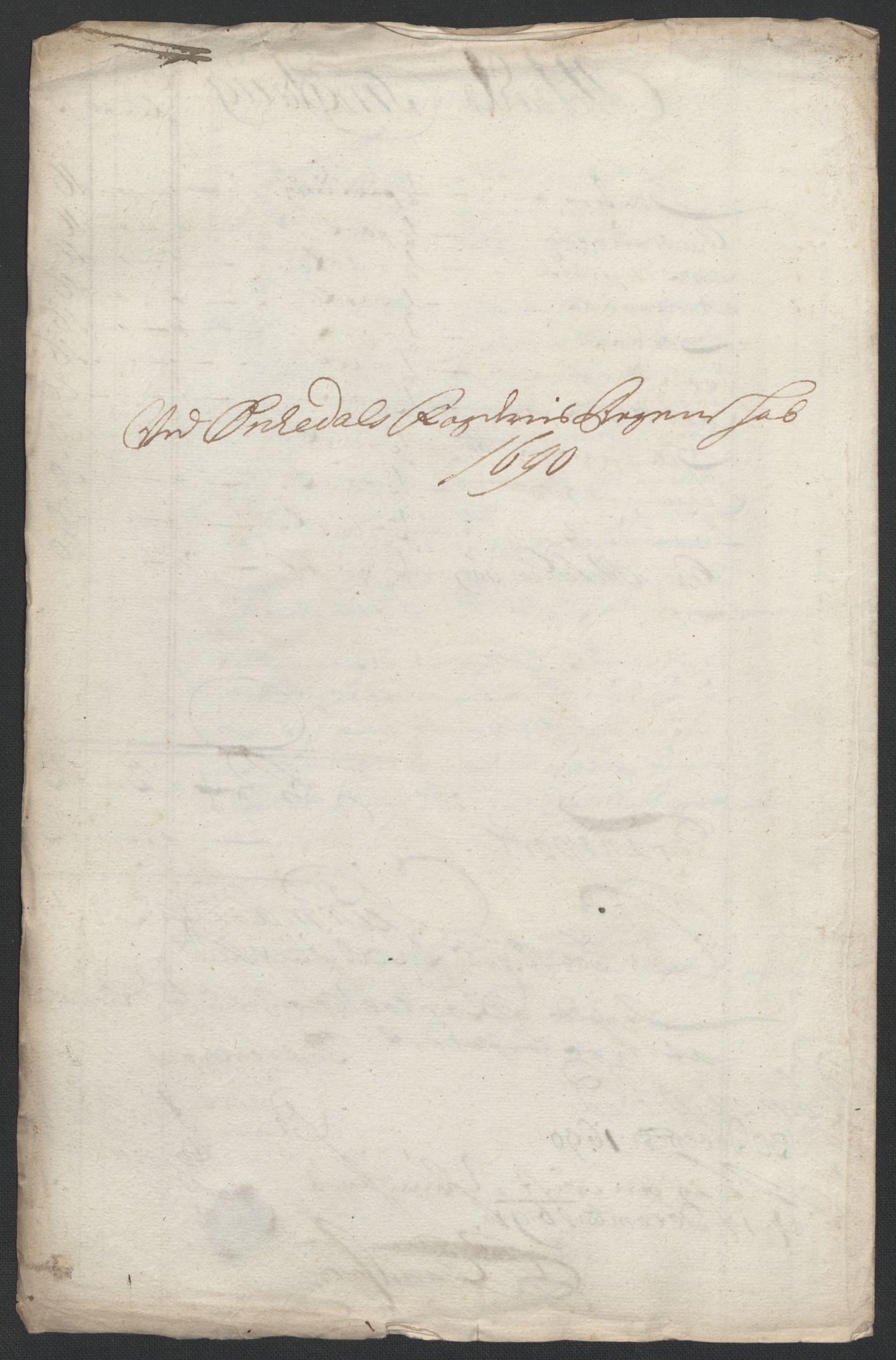 Rentekammeret inntil 1814, Reviderte regnskaper, Fogderegnskap, RA/EA-4092/R58/L3936: Fogderegnskap Orkdal, 1689-1690, s. 328