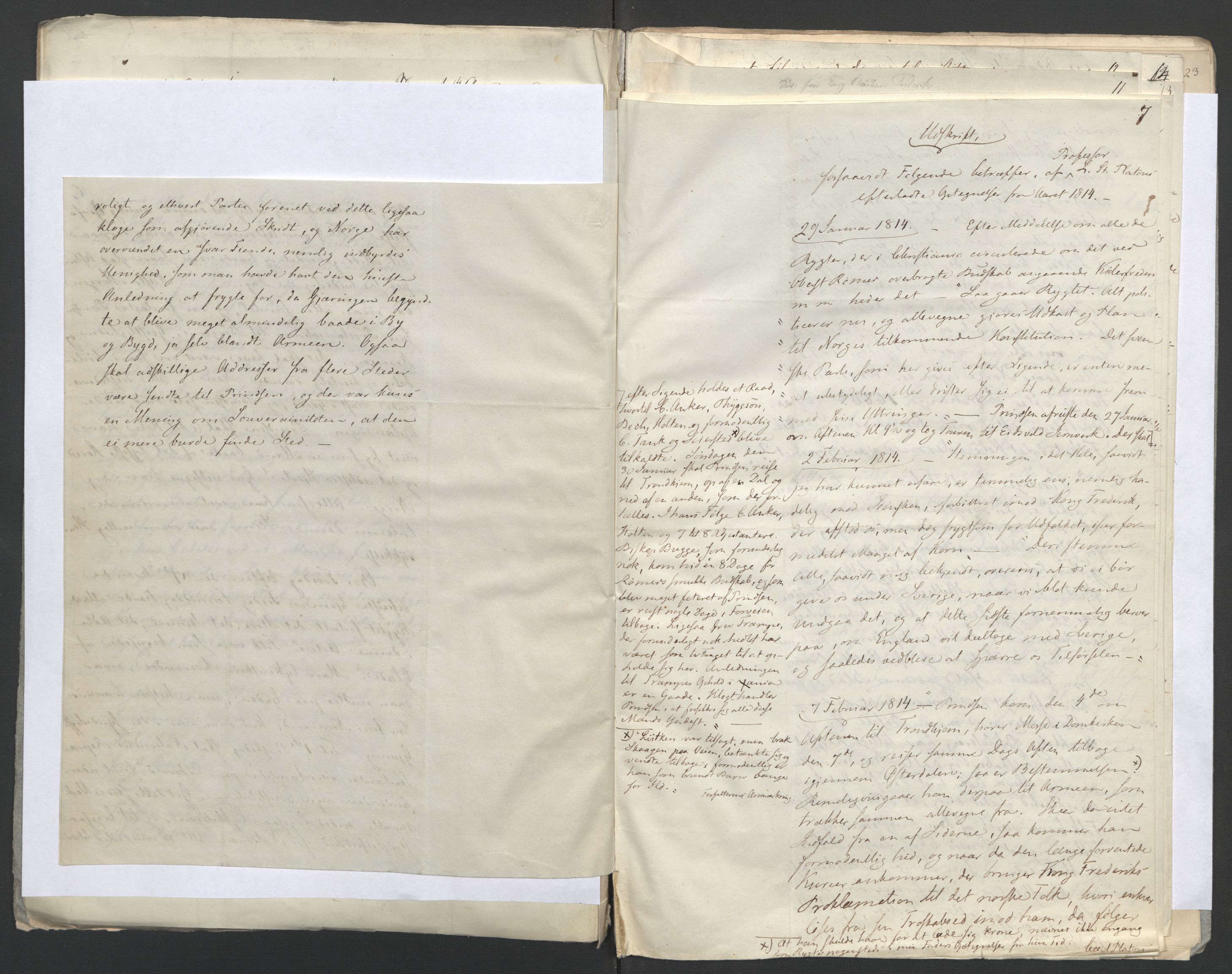 Faye, Andreas, AV/RA-PA-0015/F/Fh/L0028/0003: -- / Optegnelser ang. begivenhedene 1807-1814 af Thulstrup, L. Stoud Platou, C. St. Platou, G. Sverdrup, Løvenskiold m.fl. (afg. i samme anledning), s. 10