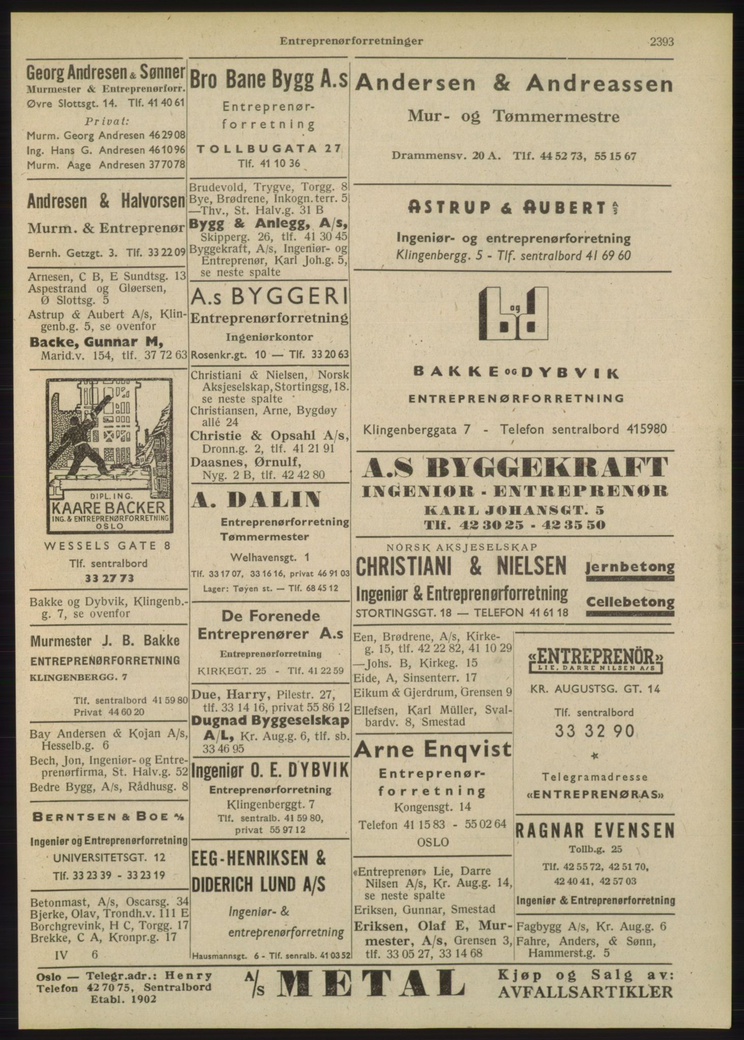 Kristiania/Oslo adressebok, PUBL/-, 1948, s. 2393
