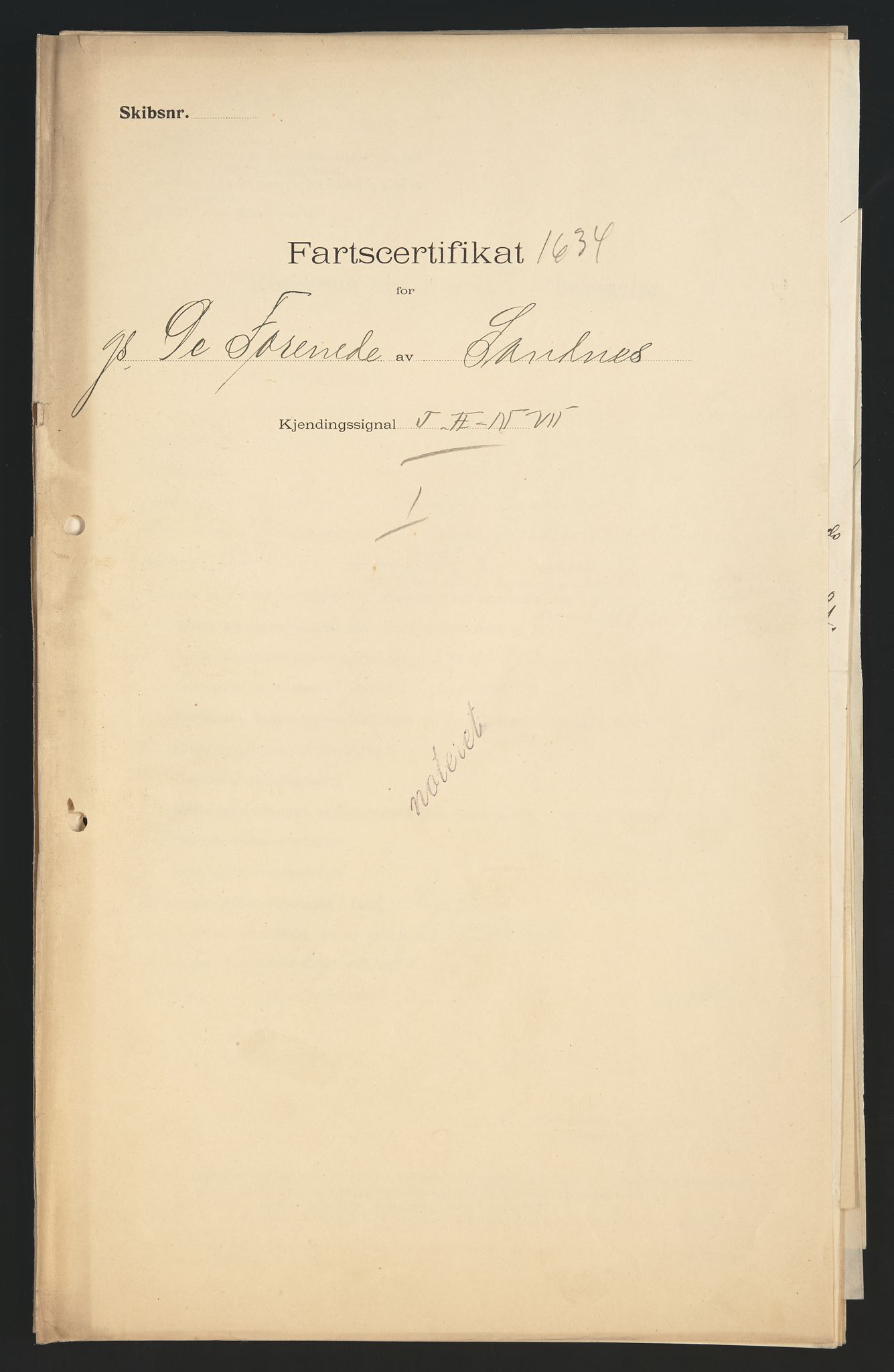 Sjøfartsdirektoratet med forløpere, skipsmapper slettede skip, AV/RA-S-4998/F/Fa/L0235: --, 1847-1930, s. 541